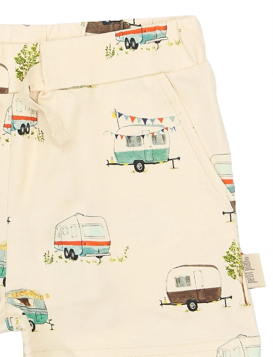 Petit Piao - PPSun Shorts - sweatshorts - eggnog camper aop - 4