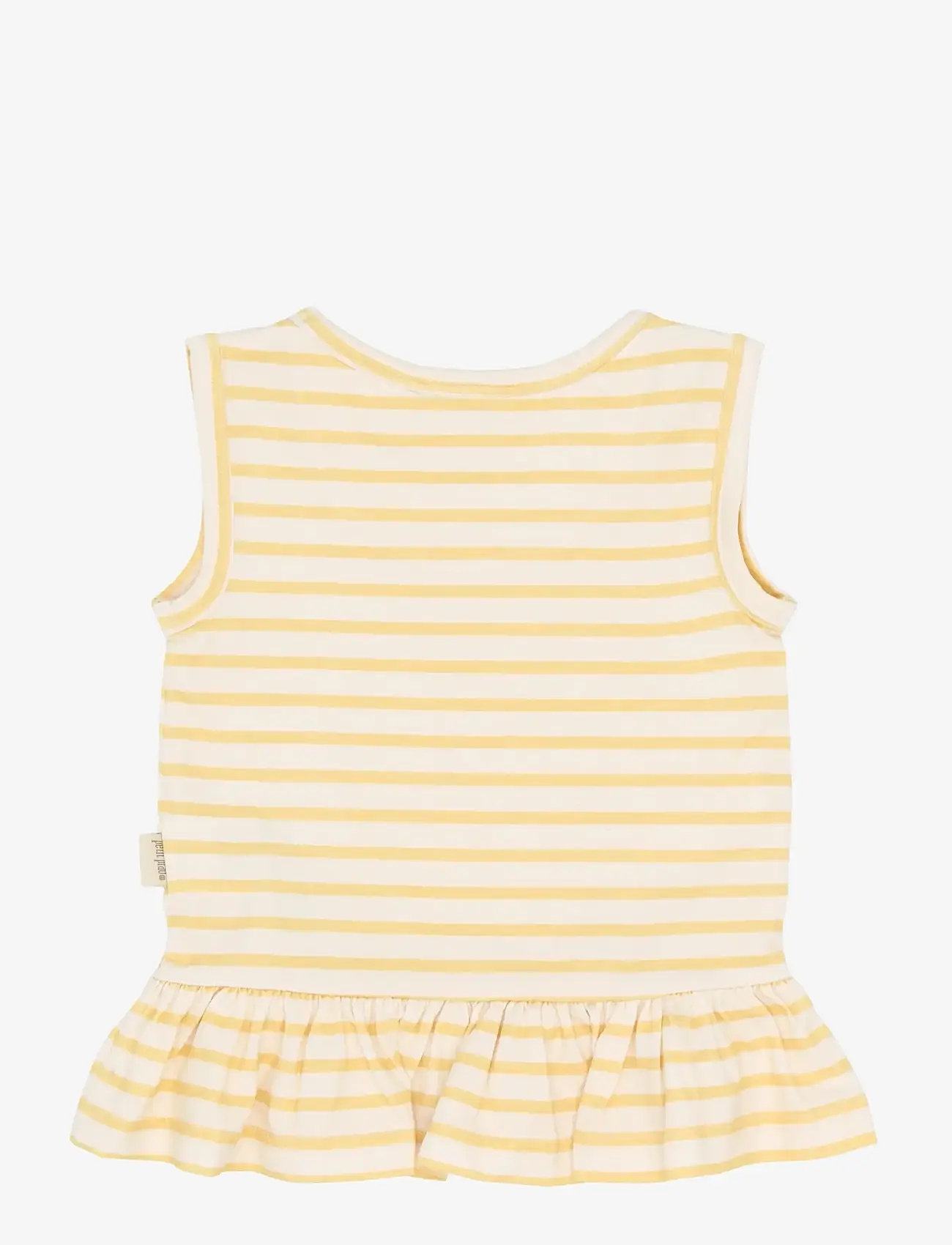 Petit Piao - PPSun S_L Top - Õlapaeltega topid - dusky citron striped - 1