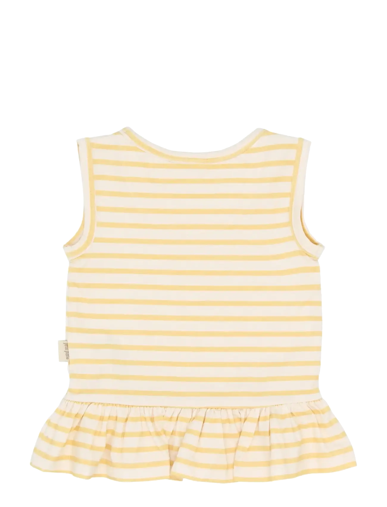 Petit Piao - PPSun S_L Top - hlýrabolir - dusky citron striped - 1