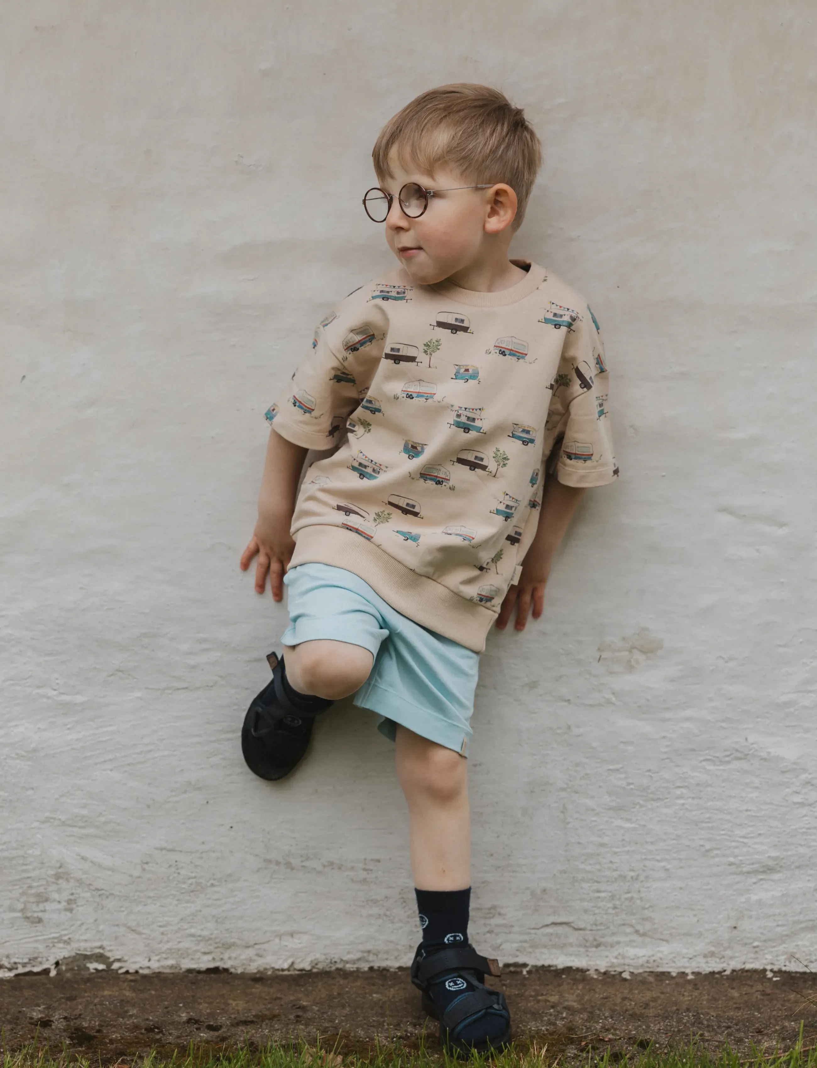 Petit Piao Ppevon Shorts, Jersey Shorts, Blå, Str: 80