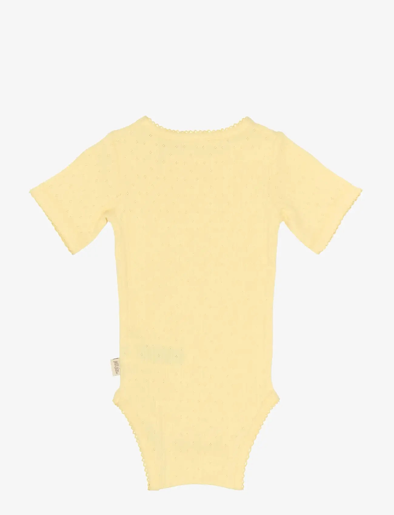 Petit Piao - PPSuze S_S Pointelle Body - mellow yellow - 2