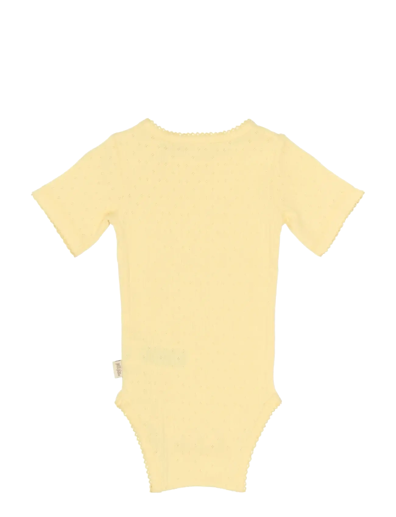 Petit Piao - PPSuze S_S Pointelle Body - mellow yellow - 2