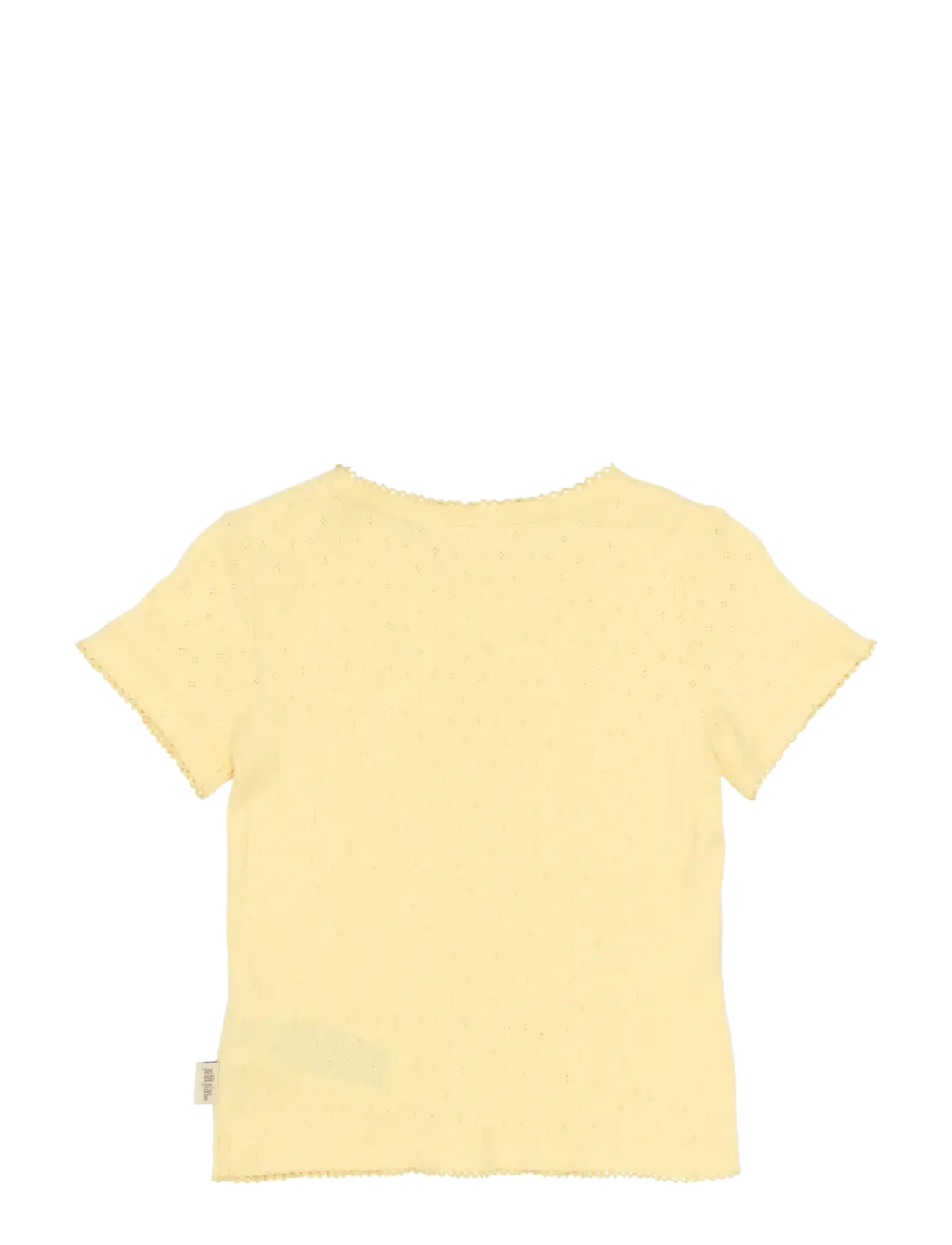 Petit Piao - PPSuze S_S Pointelle Tee - t-krekli ar īsām piedurknēm - mellow yellow - 1