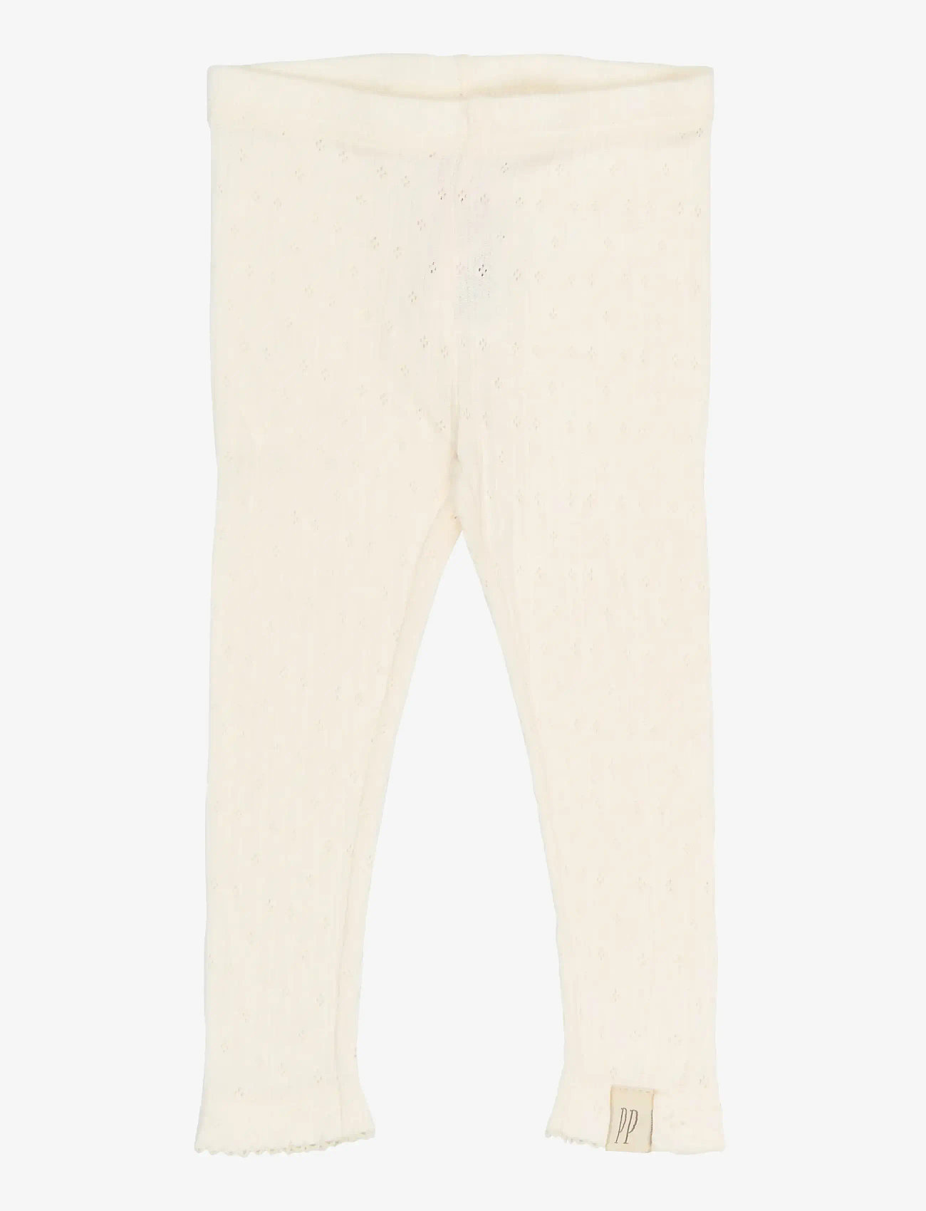 Petit Piao - PPSuze Pointelle Leggings - leggings - eggnog - 1