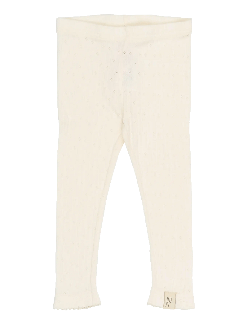 Petit Piao - PPSuze Pointelle Leggings - leggings - eggnog - 1