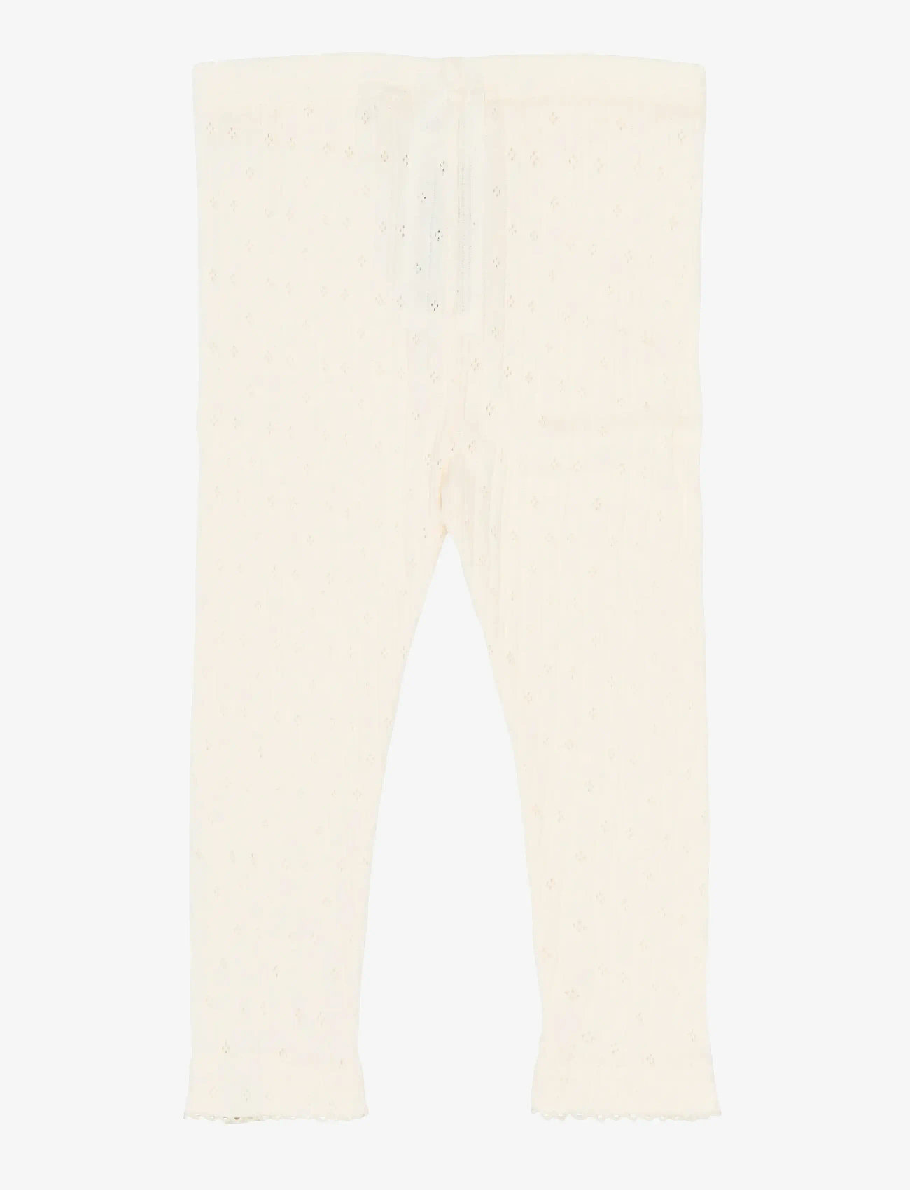 Petit Piao - PPSuze Pointelle Leggings - leggings - eggnog - 2