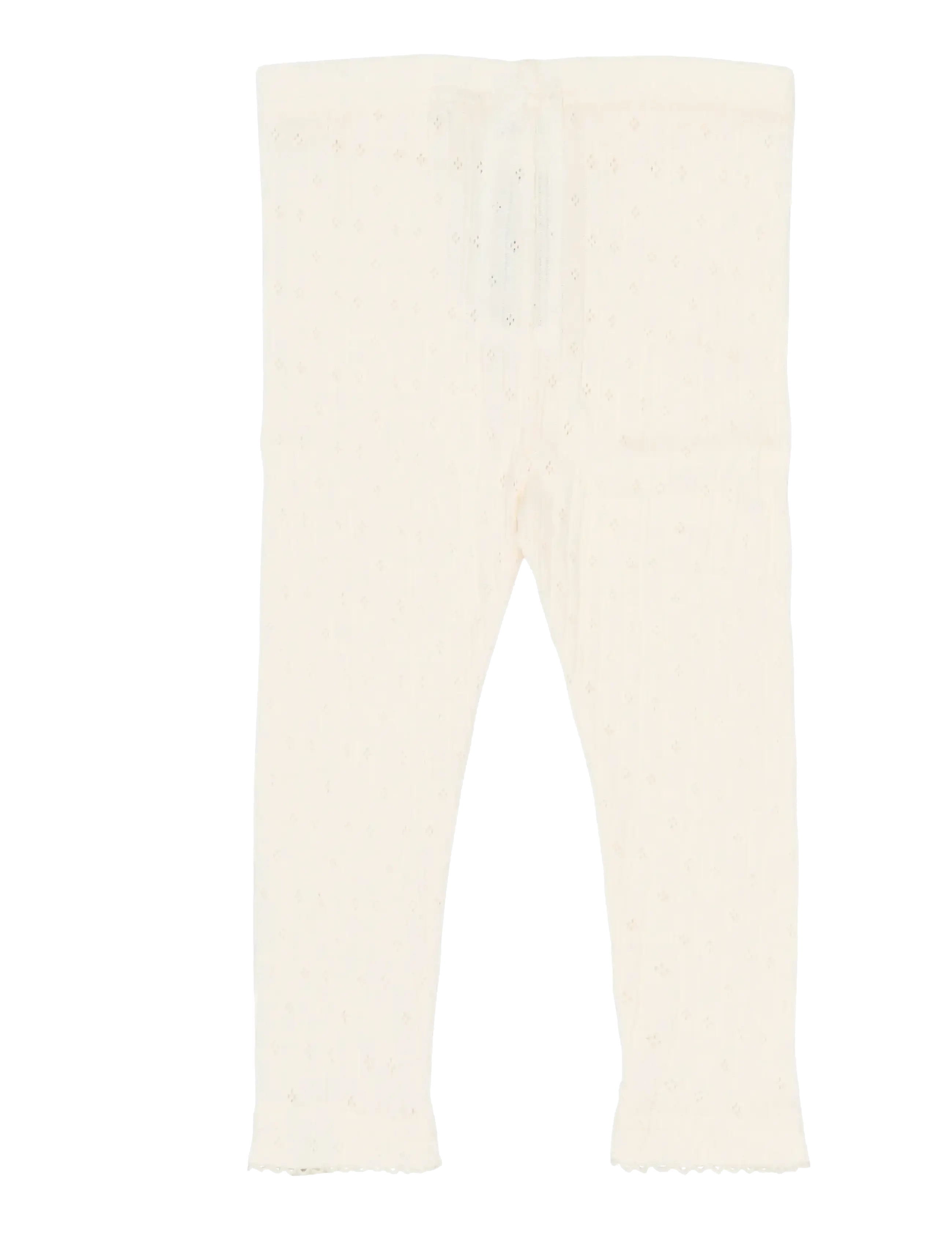 Petit Piao - PPSuze Pointelle Leggings - leggingsit - eggnog - 2