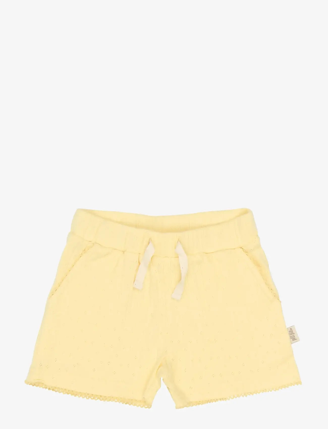 Petit Piao - PPSuze Pointelle Shorts - sweatshorts - mellow yellow - 0