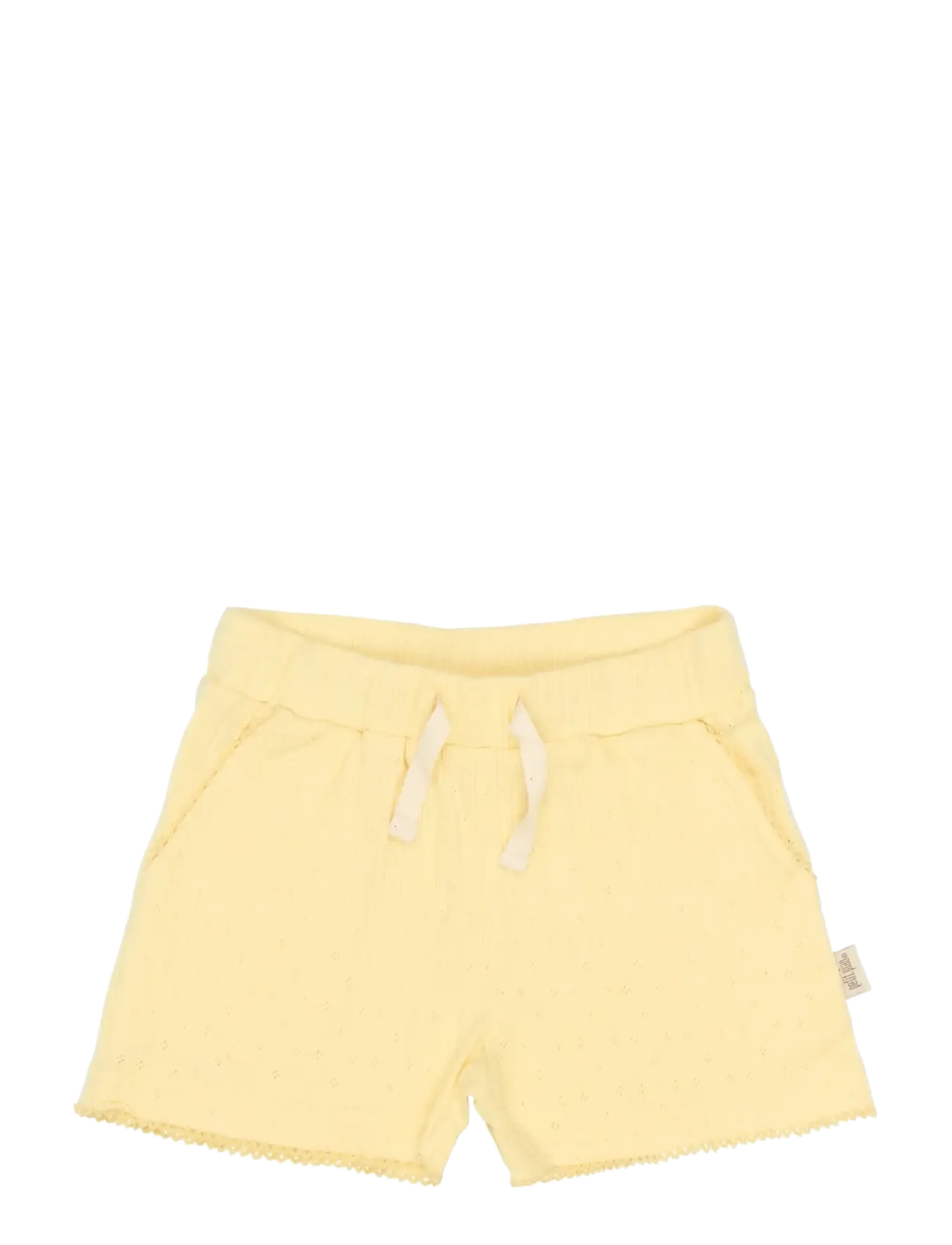 Petit Piao PPSuze Pointelle Shorts - Shorts - MELLOW YELLOW / yellow
