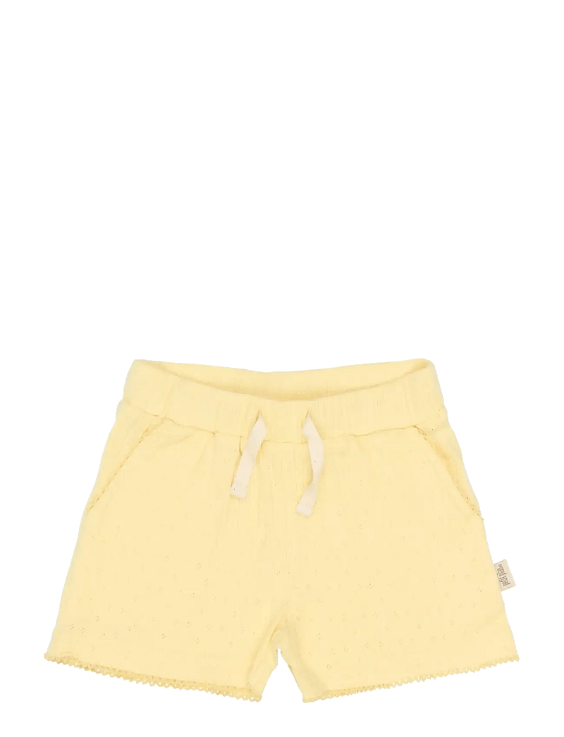 Petit Piao - PPSuze Pointelle Shorts - sweatshorts - mellow yellow - 0