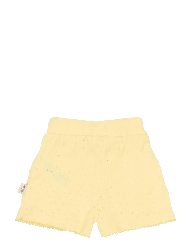 Petit Piao - PPSuze Pointelle Shorts - sweatshorts - mellow yellow - 1
