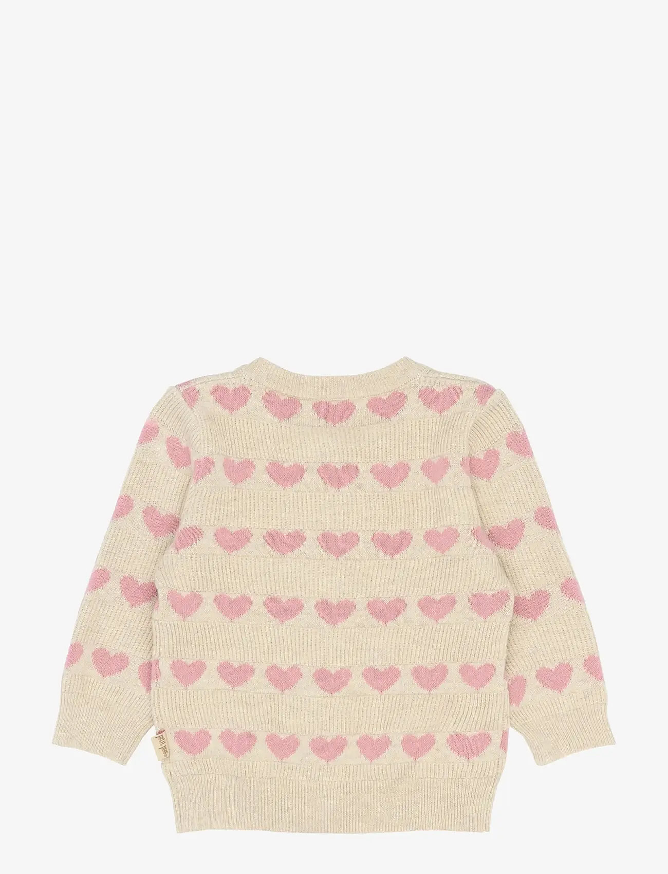 Petit Piao - PPElia Knit Cardigan - cardigans - fog heart aop - 2