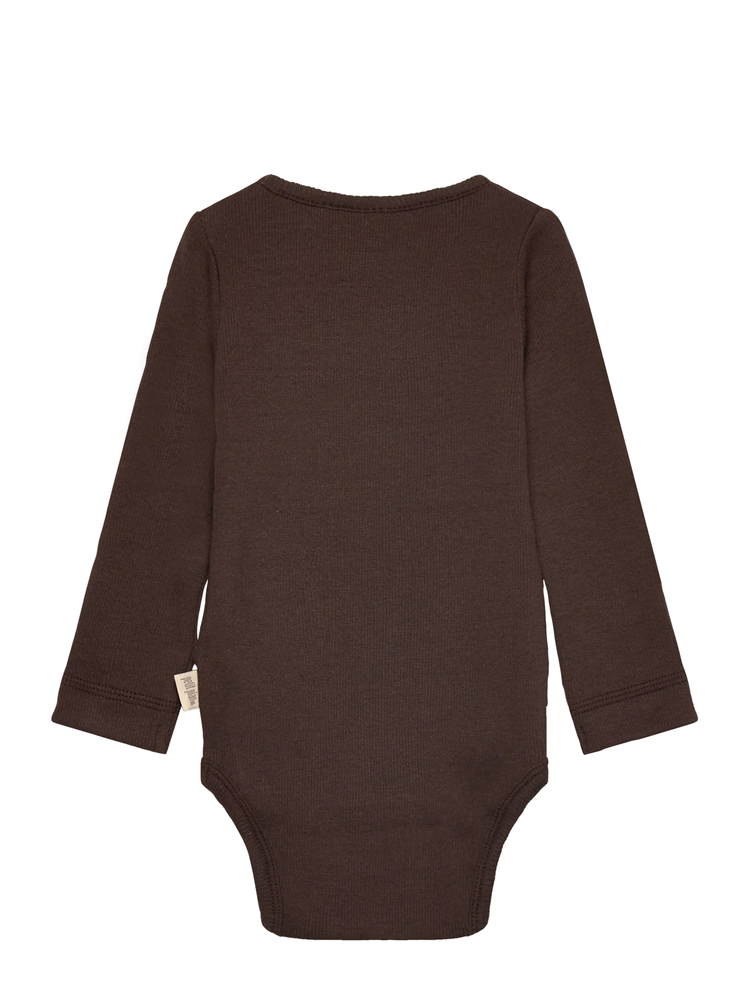 Petit Piao - Body L/S Modal - coffee bean - 1