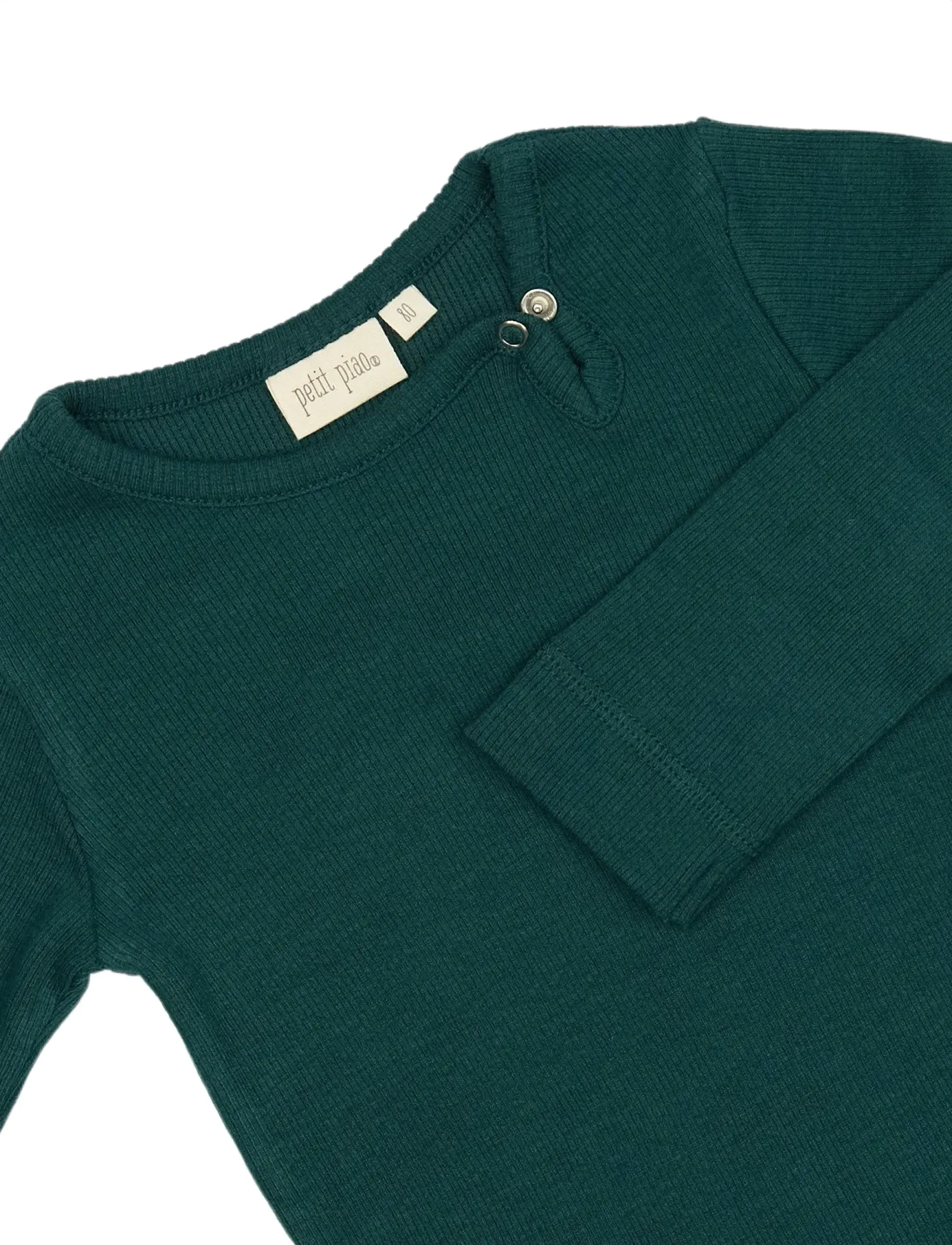 Petit Piao - Body L/S Modal - dark sea - 2