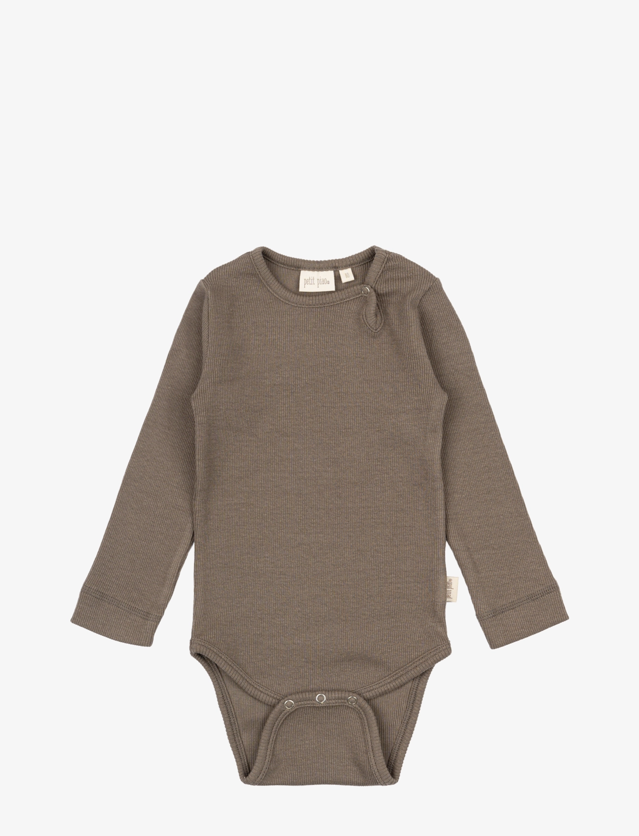 Petit Piao - Body L/S Modal - earth brown - 1
