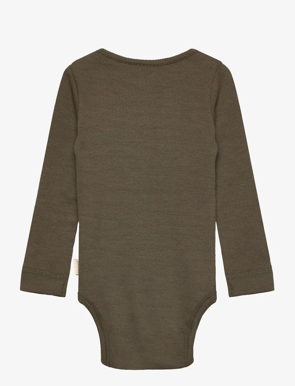 Petit Piao - Body L/S Modal - langärmelige bodys - green leaf - 1