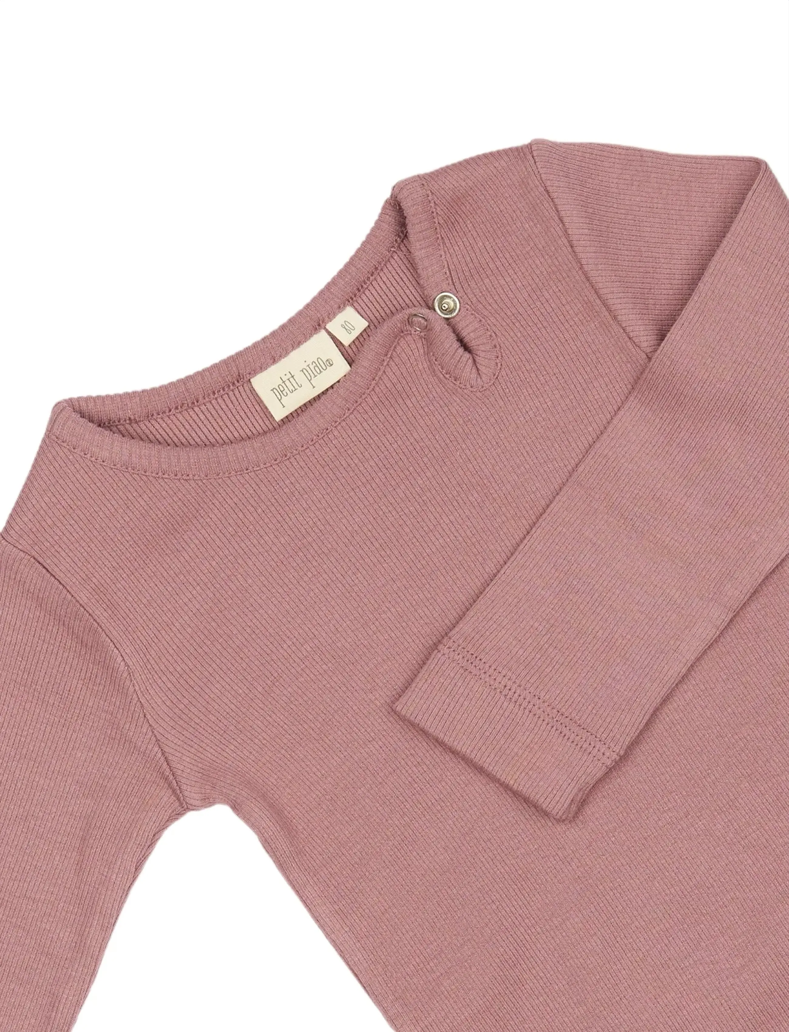 Petit Piao - Body L/S Modal - nostalgia rose - 2