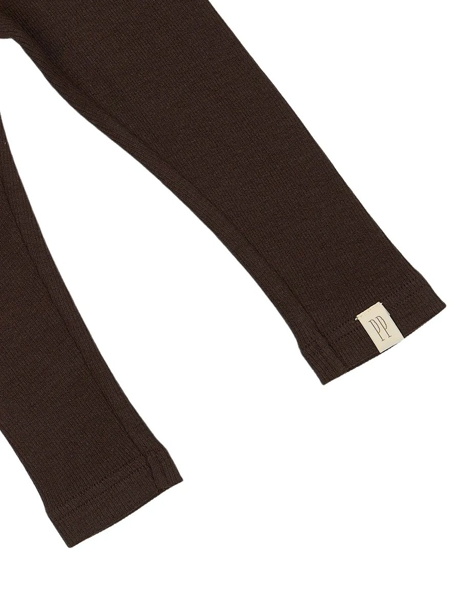 Petit Piao - Legging Modal - leggings - coffee bean - 2