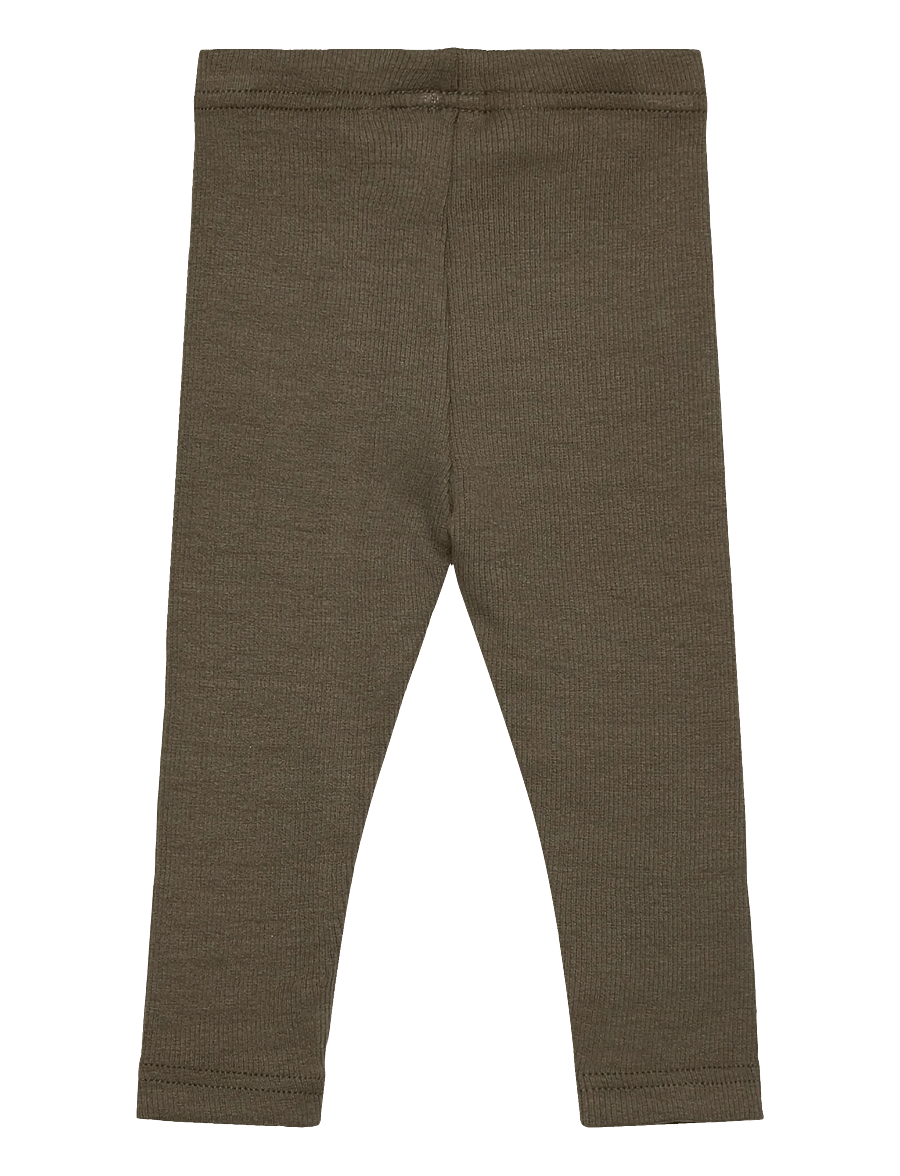 Petit Piao - Legging Modal - leggings - green leaf - 1
