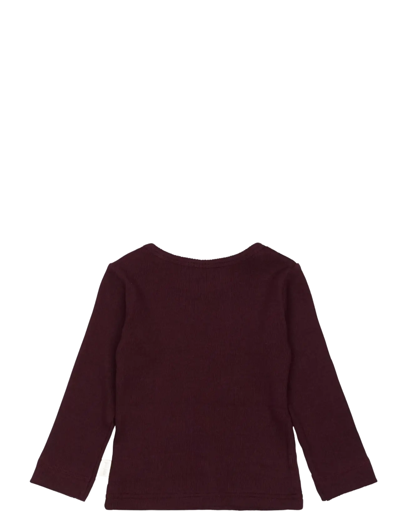 Petit Piao - T-shirt L/S Modal - dark grape - 1