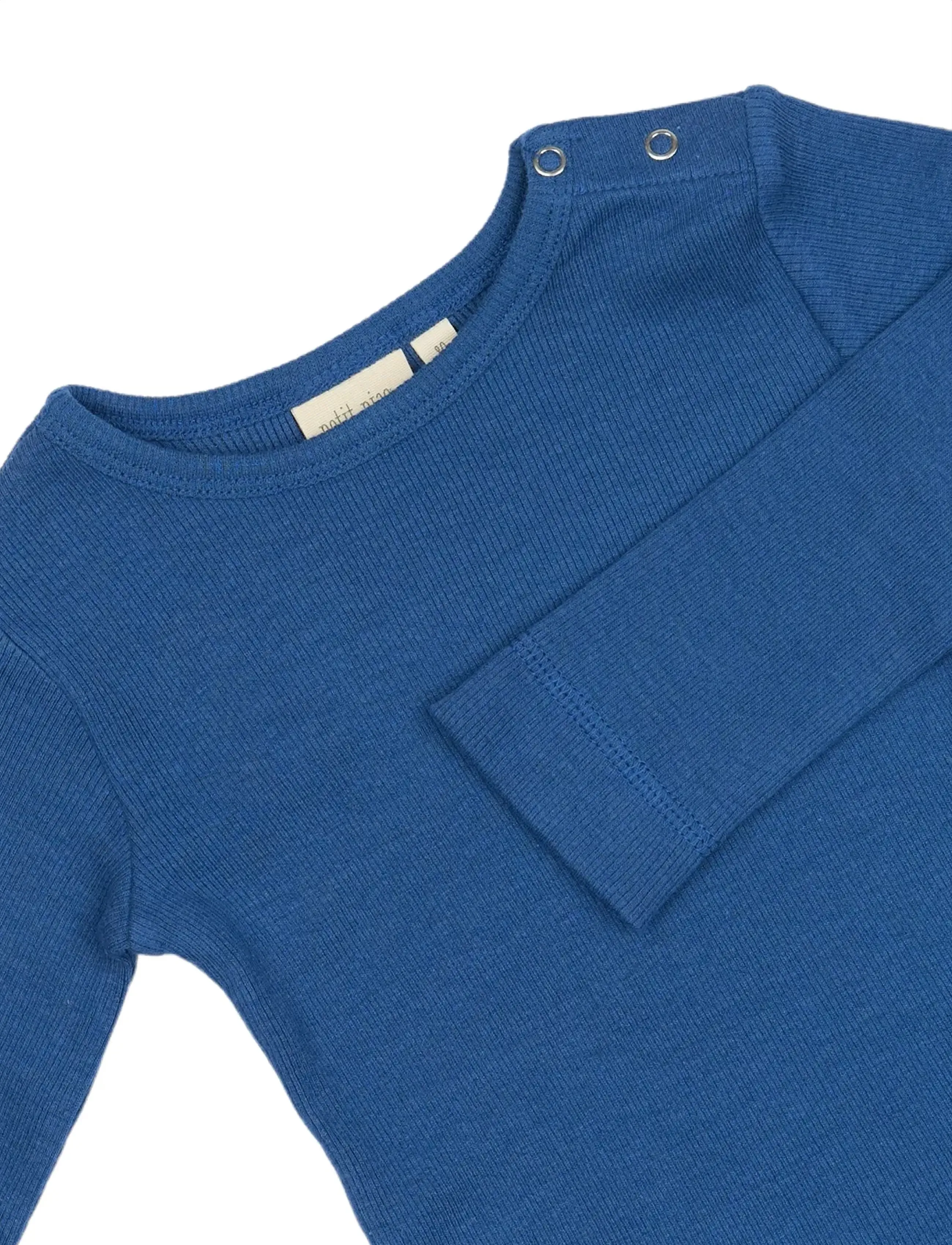 Petit Piao - T-shirt L/S Modal - true navy - 2