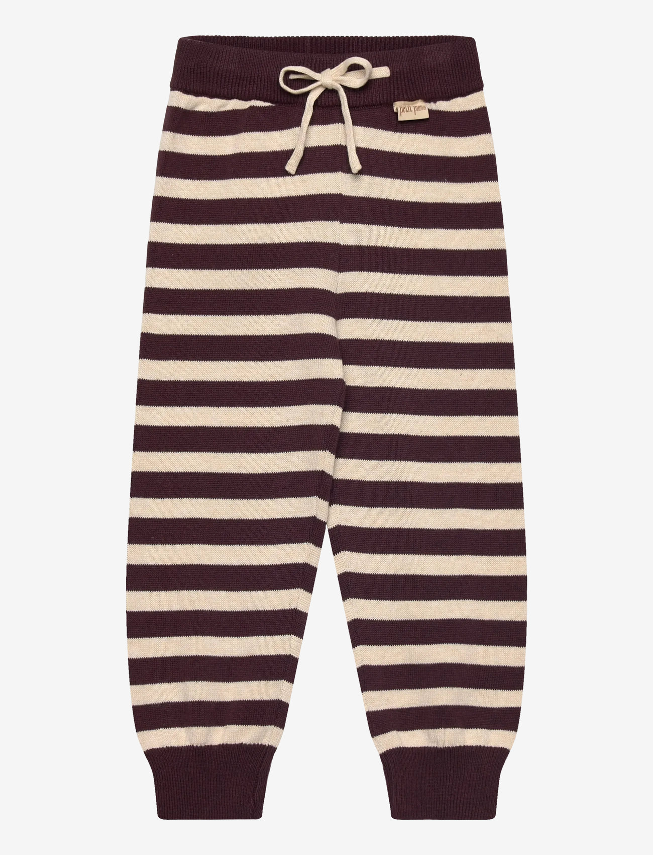 Petit Piao - ppDos Knit Pants - off white/brown - 0