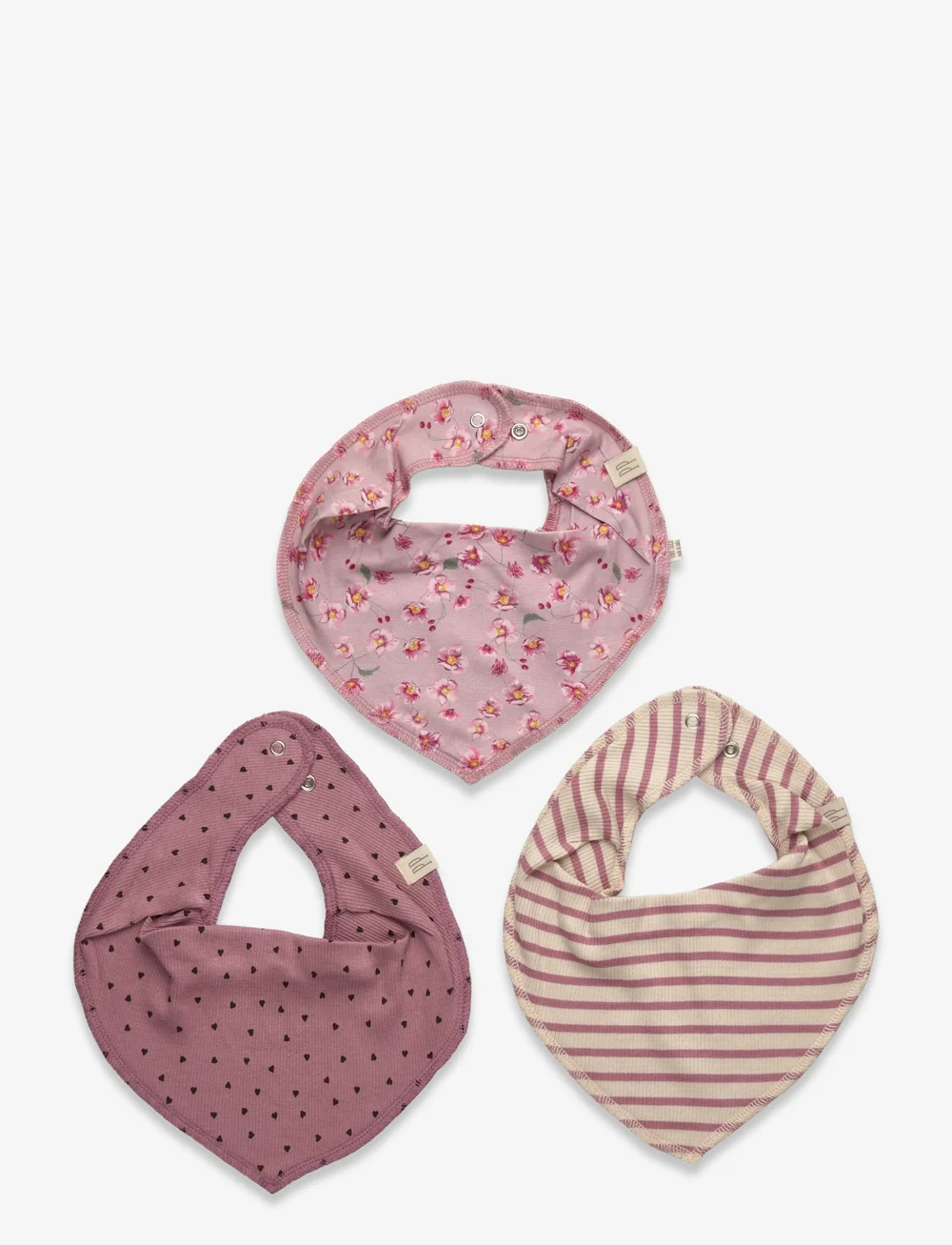 Petit Piao - Bib Modal 3 pack - Ärmellose lätzchen - autumn anemone - 0