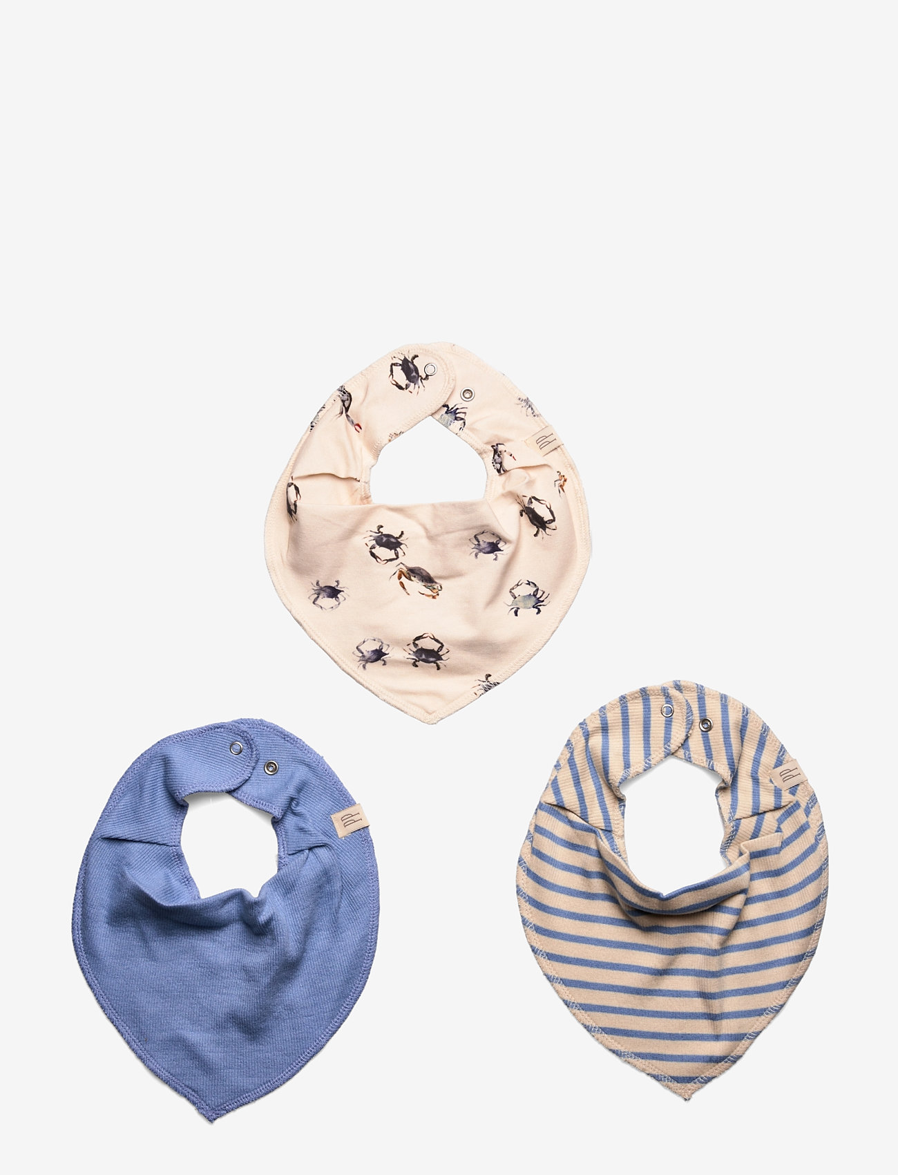 Petit Piao - Bib Modal 3 pack - sea - 0