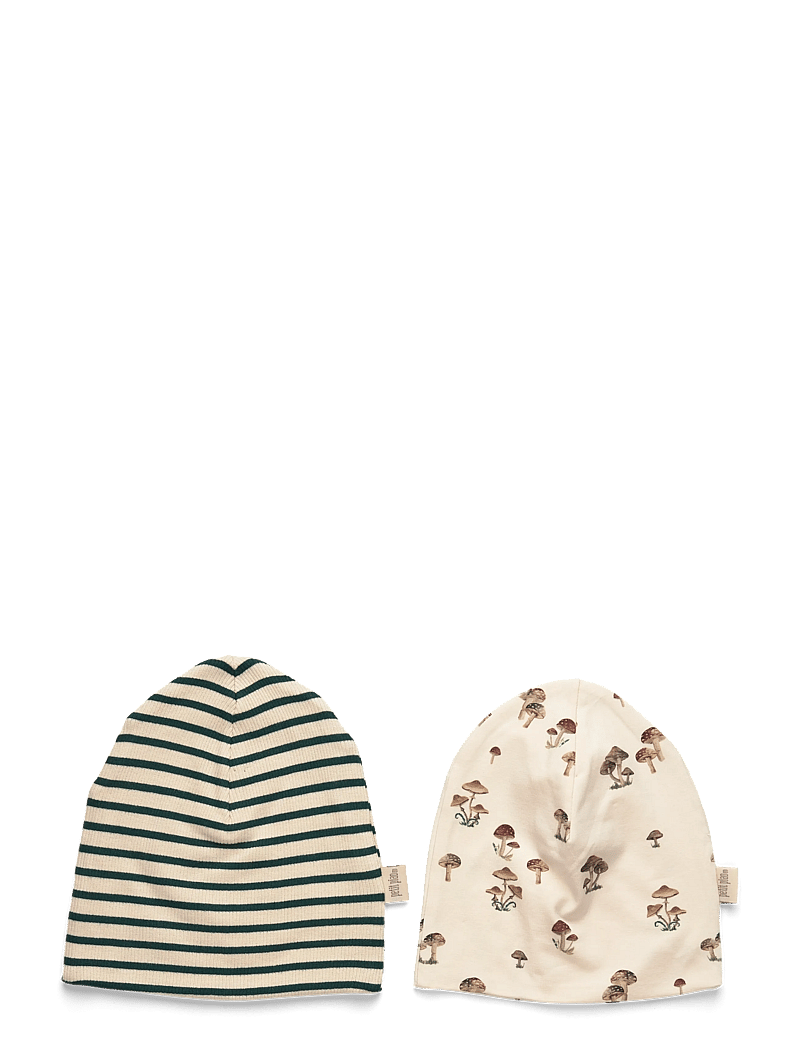 Petit Piao - Beanie Hat 2 Pack - babymützen - fungie - 0