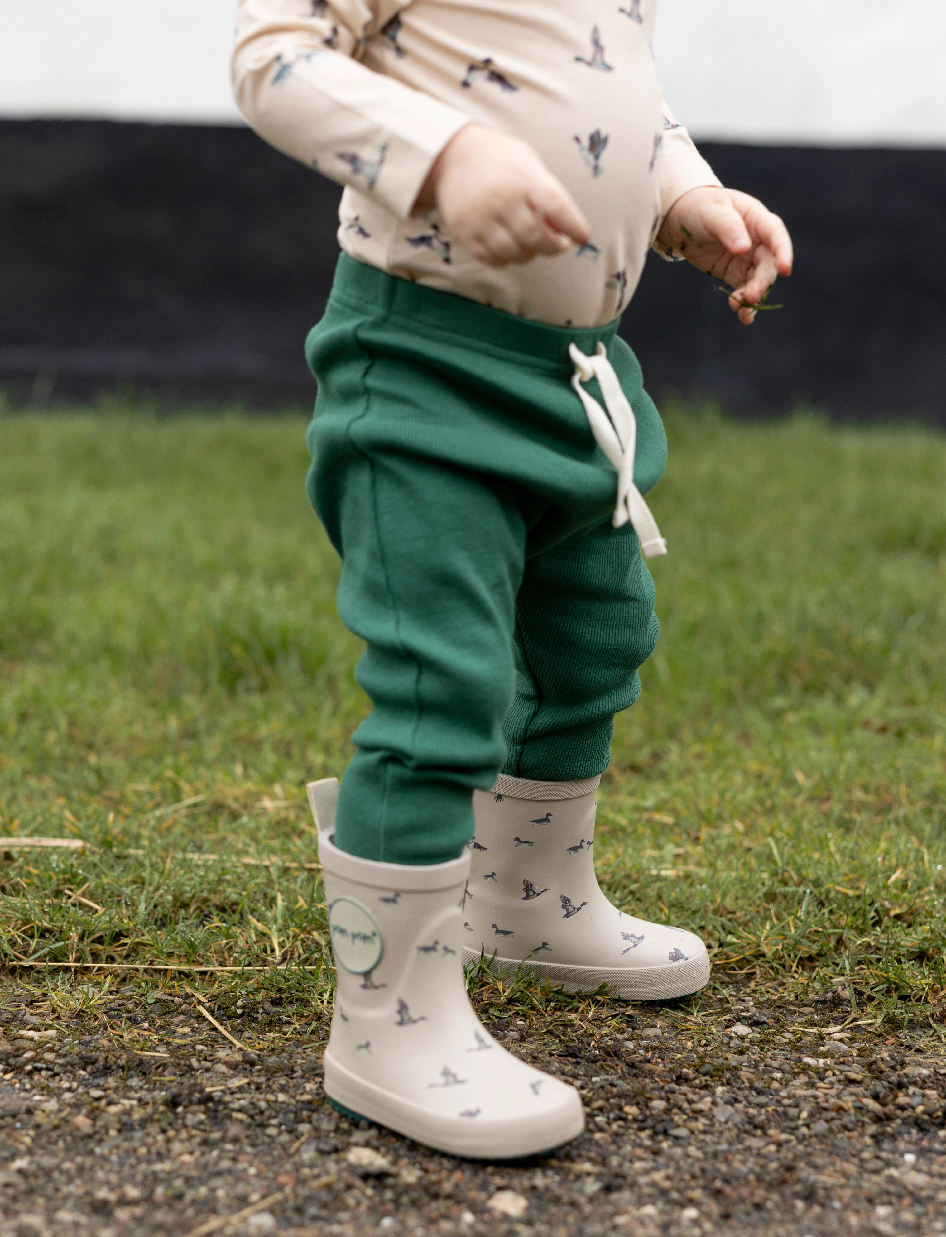 Petit Piao - Pants Modal - emerald green - 2