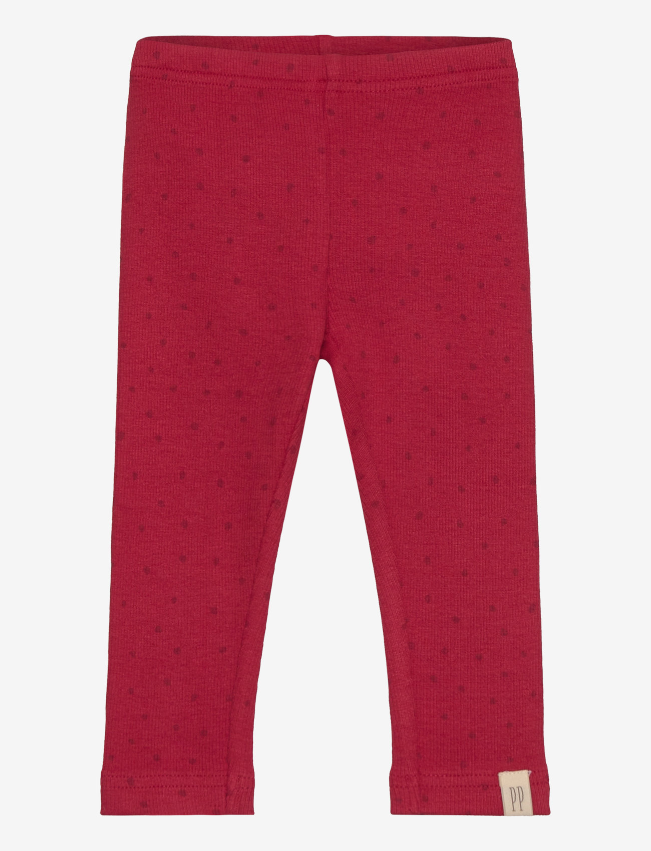 Petit Piao - Legging Modal Dot - chili pepper dot - 0