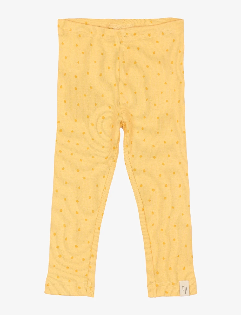 Petit Piao - Legging Modal Dot - leggings - yellow sun - 0