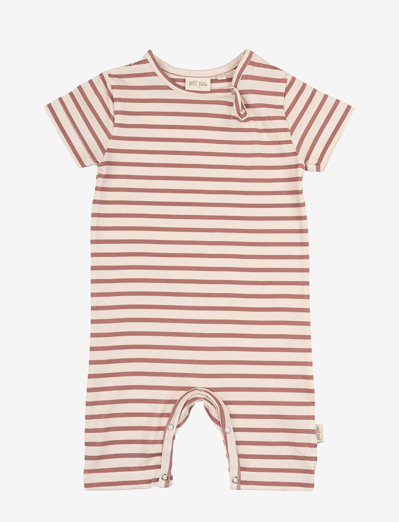 Petit Piao - Jumpsuit S/S Sum Printed - geschenke unter 30€ - withered rose - 0