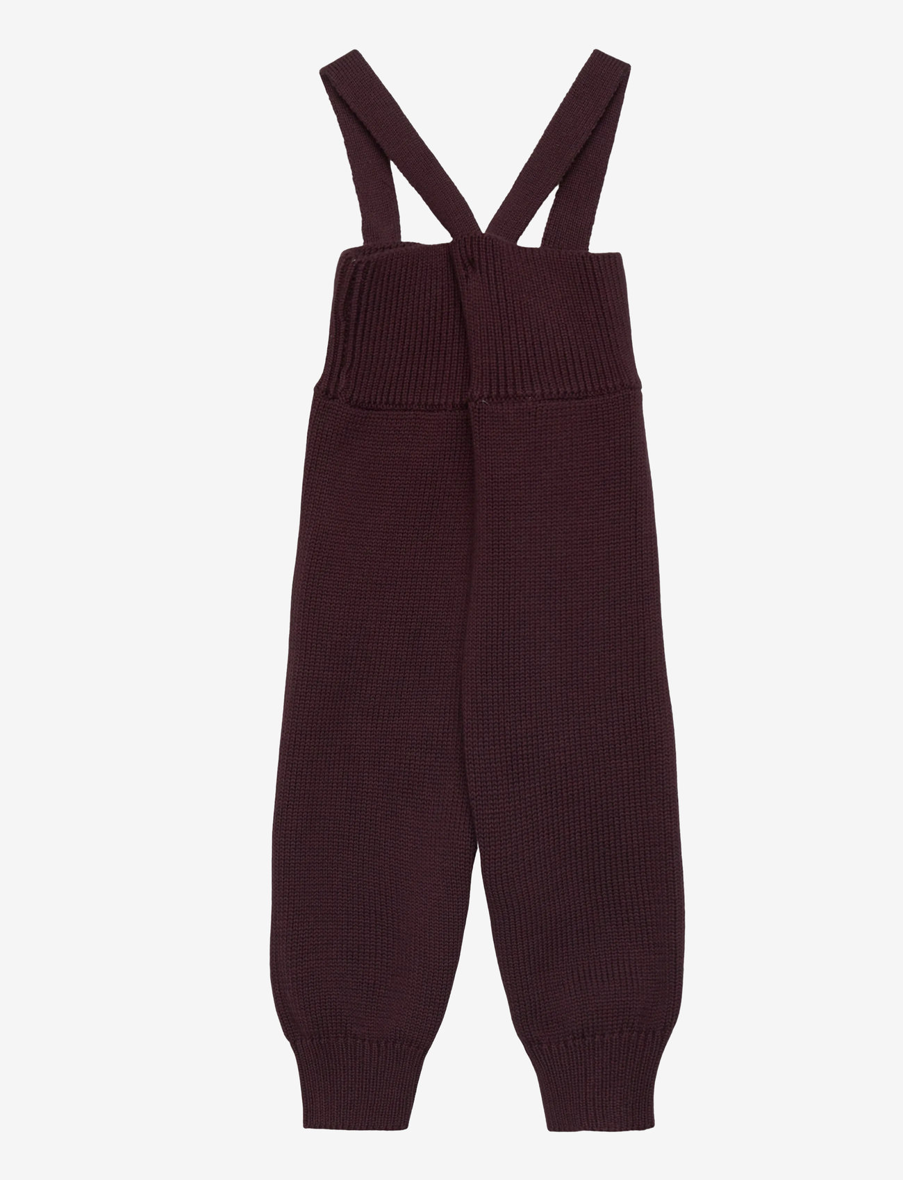 Petit Piao - ppDag High Strap Pants Knit - dungarees - coffee bean - 1