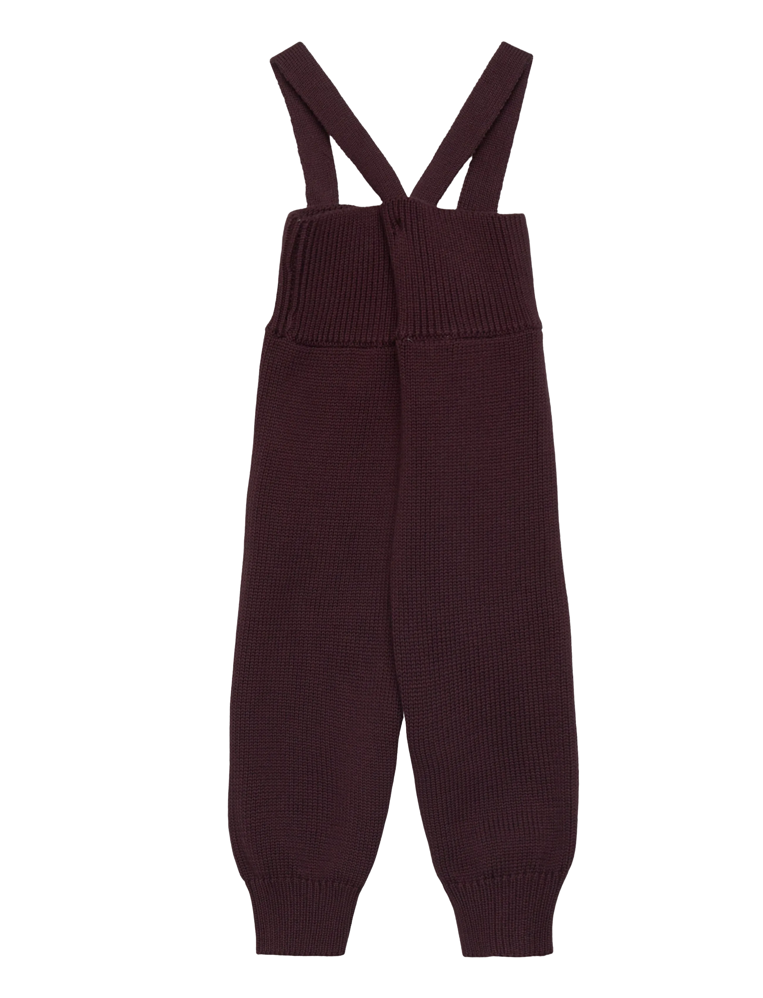 Petit Piao - ppDag High Strap Pants Knit - coffee bean - 1