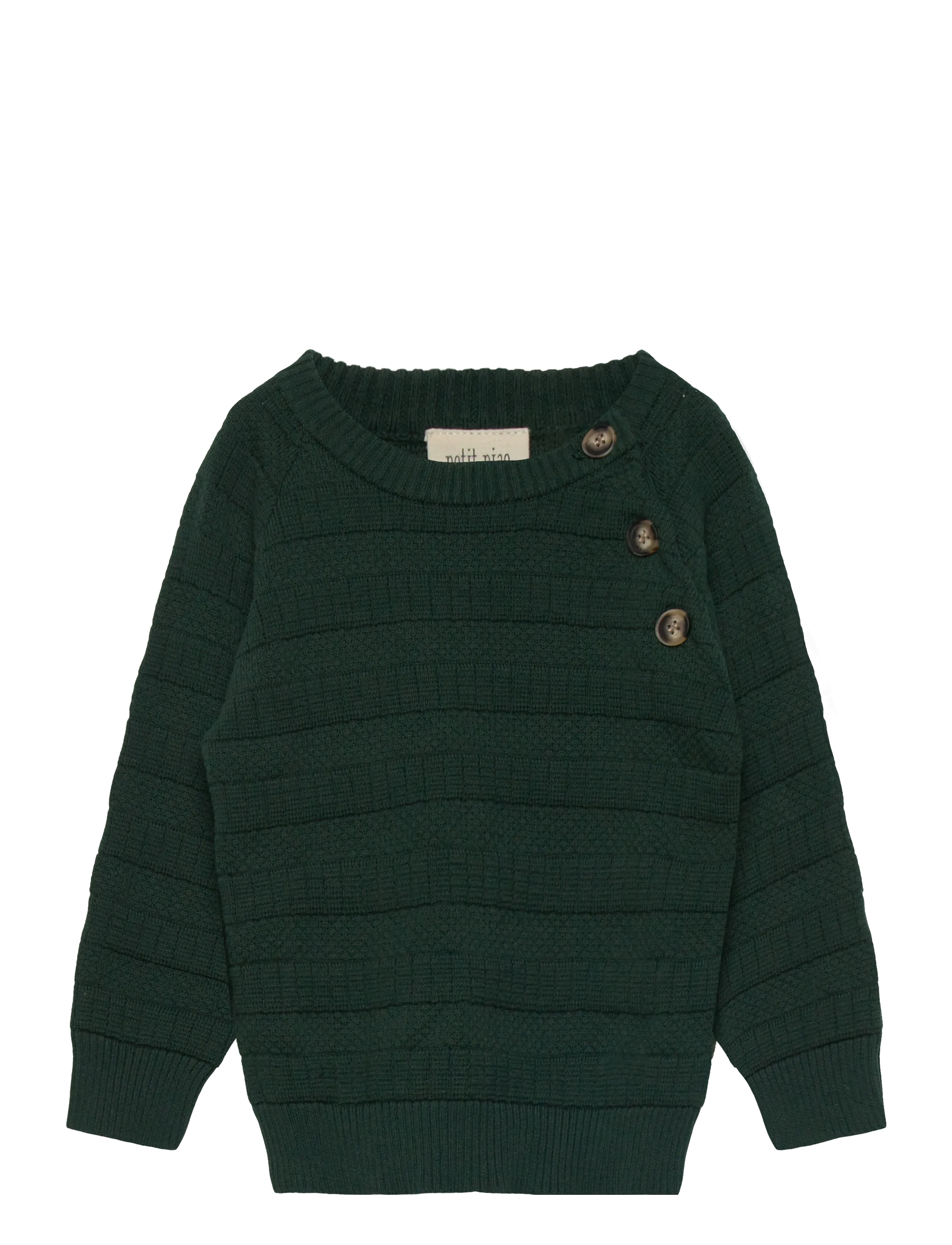 Petit Piao ppDo O-Neck Sailor Knit - Kleidung - DARK SEA / blue