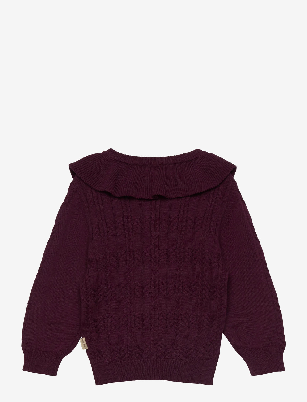 Petit Piao - ppDalia Cardigan Knit - cardigans - dark grape - 1