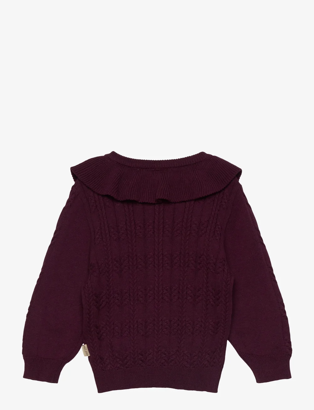 Petit Piao - ppDalia Cardigan Knit - cardigans - dark grape - 1