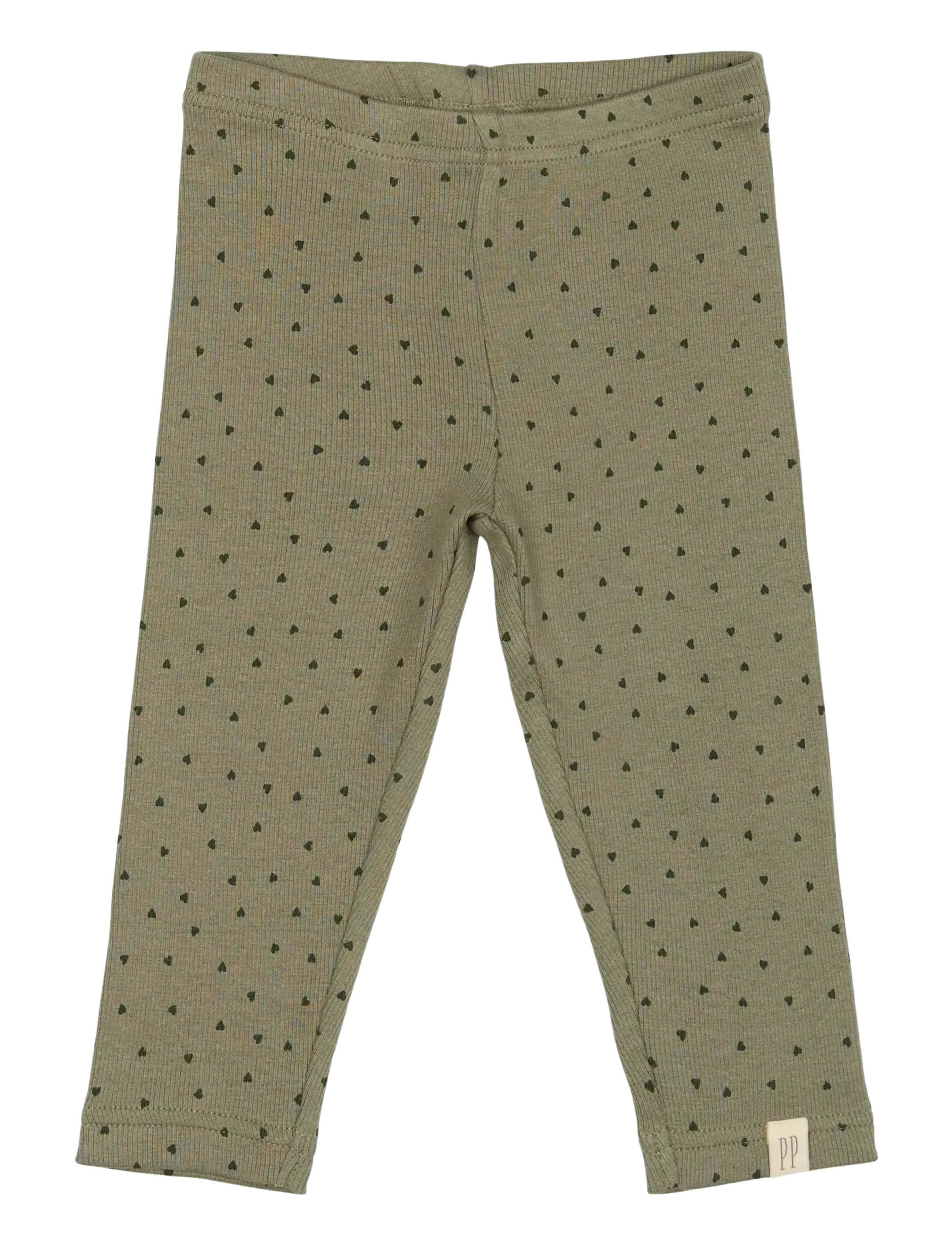 Petit Piao Legging Modal Heart - Leggings - DUSTY MOSS/GRAPE LEAF / khaki/green