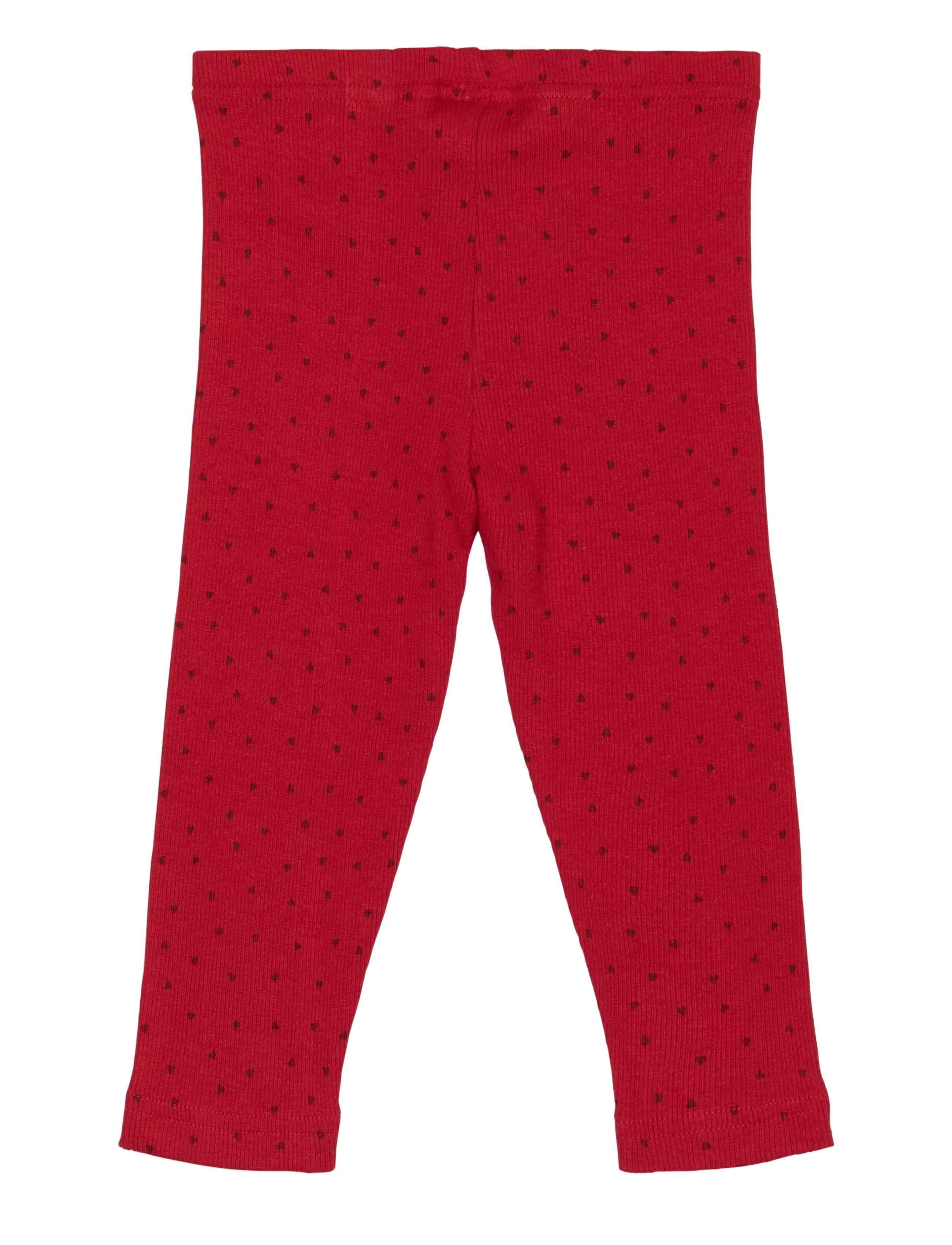Petit Piao - Legging Modal Heart - jet red/biking red - 1