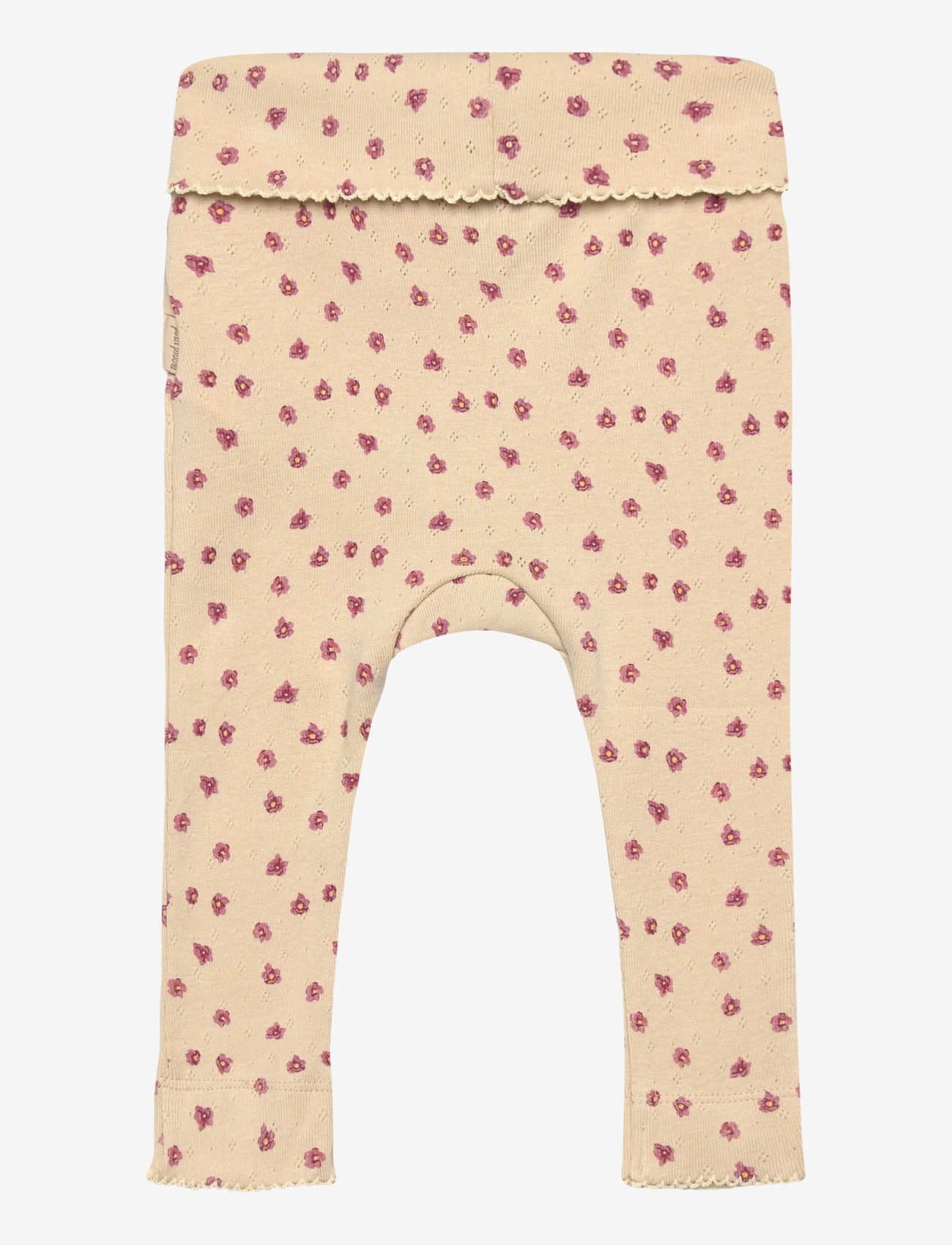Petit Piao - PPDia fold leggings pointel NOOS - leggings - autumn anemone aop - 1