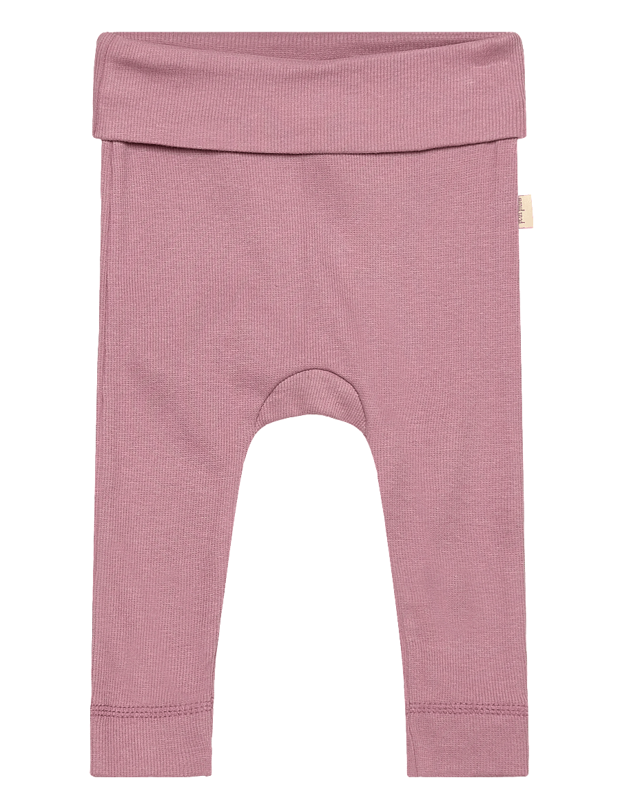 Petit Piao - PPDi fold leggings NB - leggings - nostalgic rose - 0