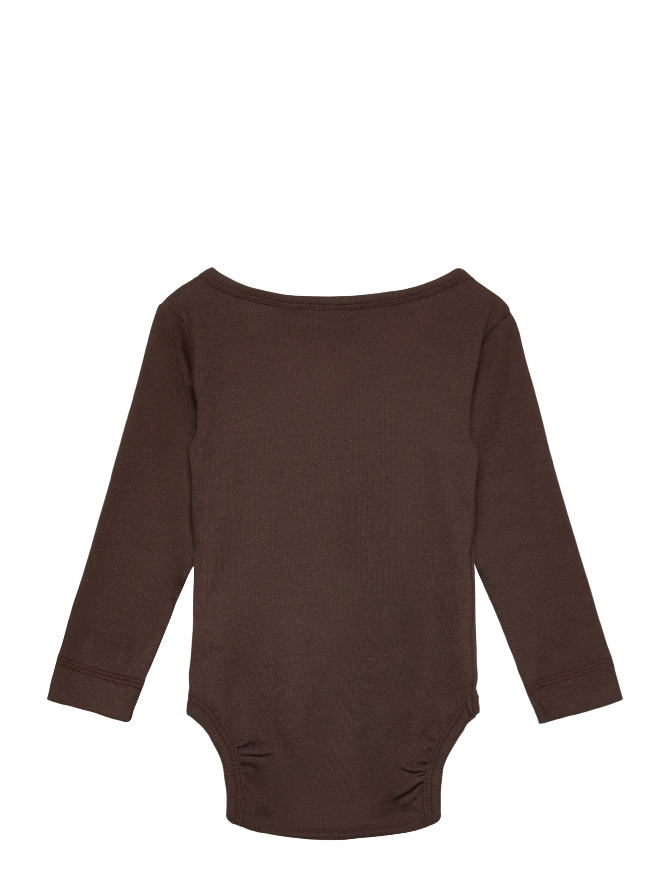 Petit Piao - PPDi Body L/S fold over NOOS - coffee bean - 1