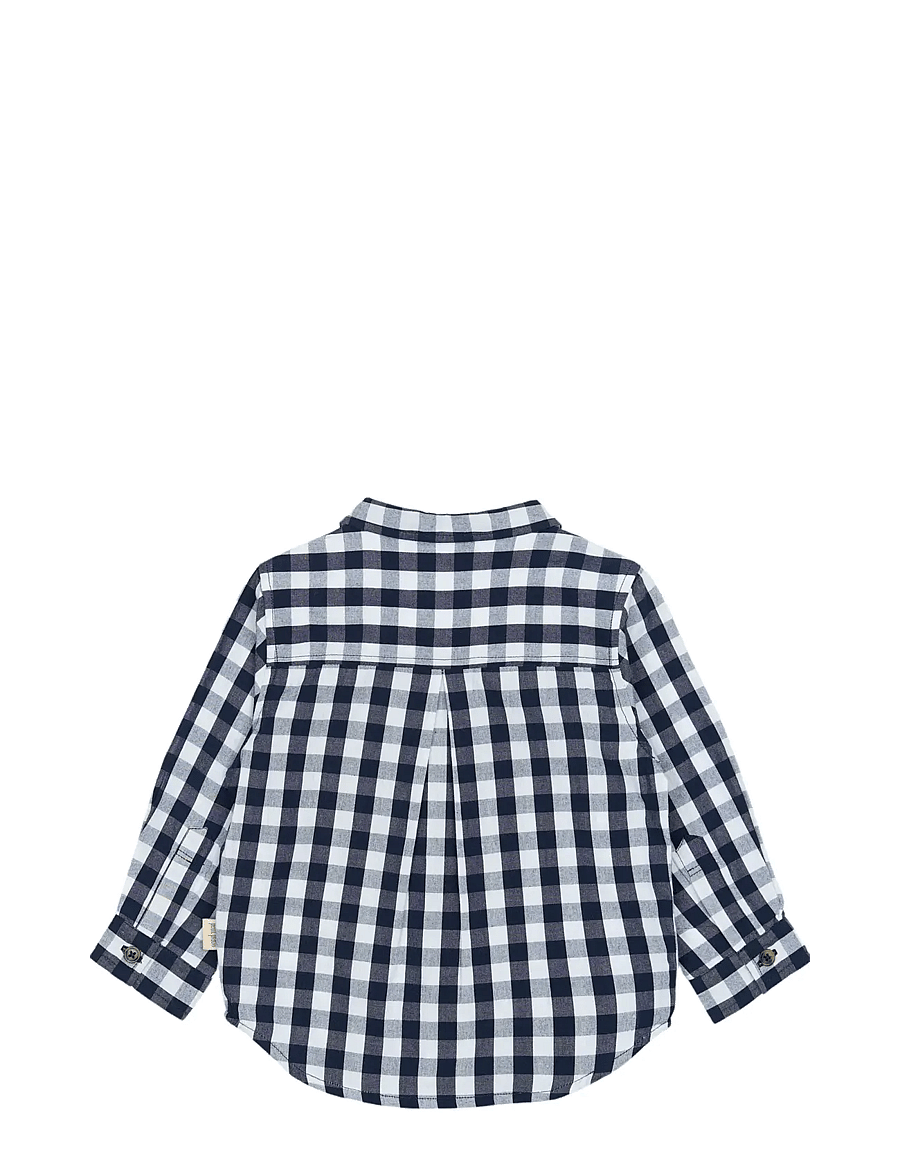 Petit Piao - PPDaven Shirt L/S - chemises à manches longues - blue check - 1
