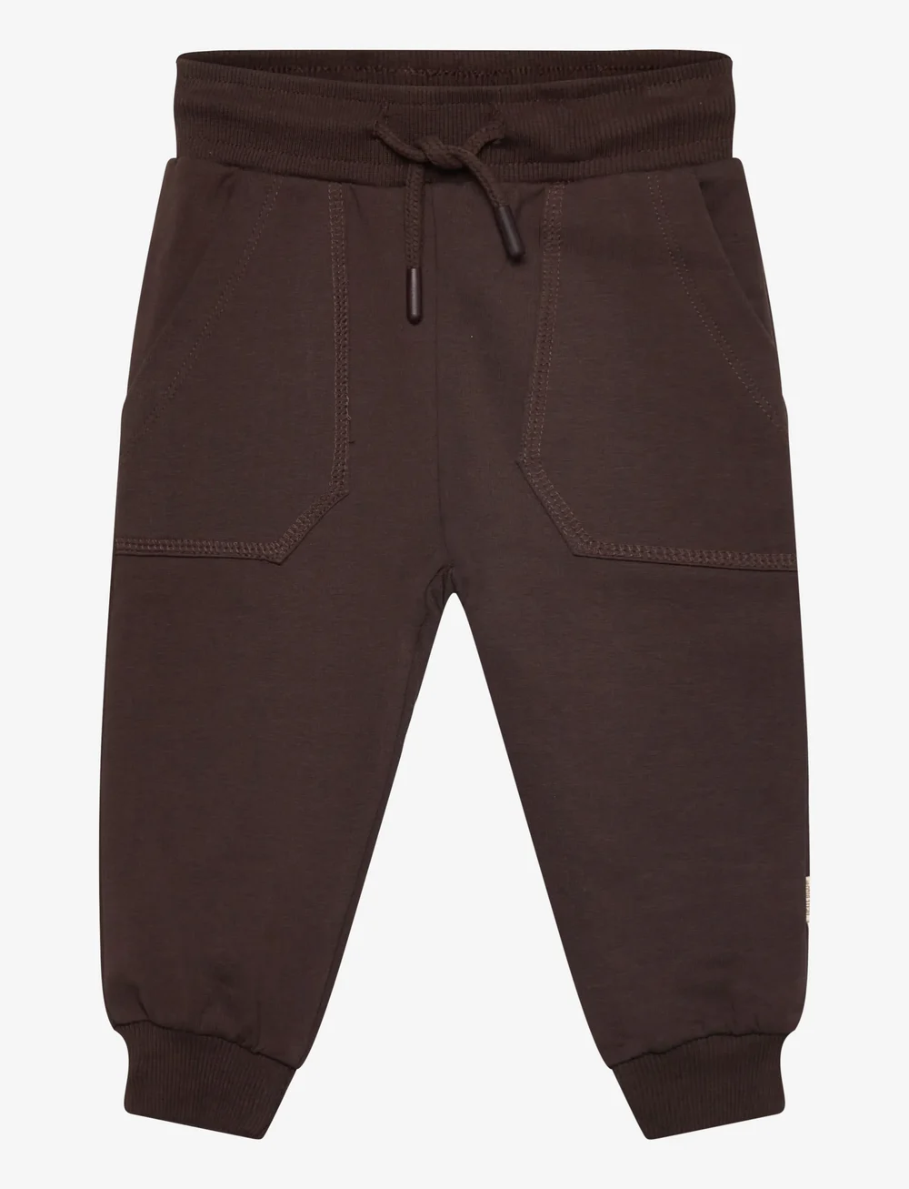 Petit Piao - ppDinn Sweat pants - mjukisbyxor - coffee bean - 0