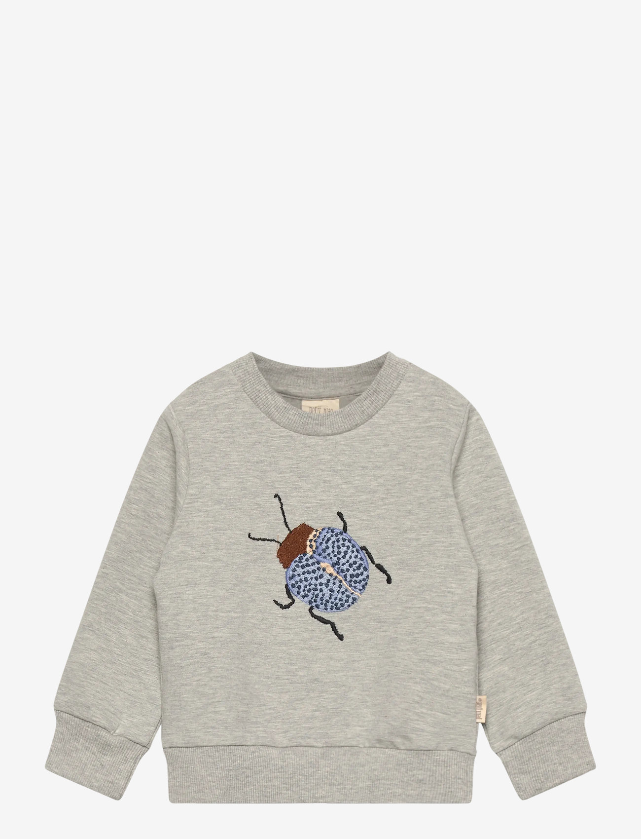 Petit Piao - ppDov Sweat shirt - efterårstøj - light grey melange - 0