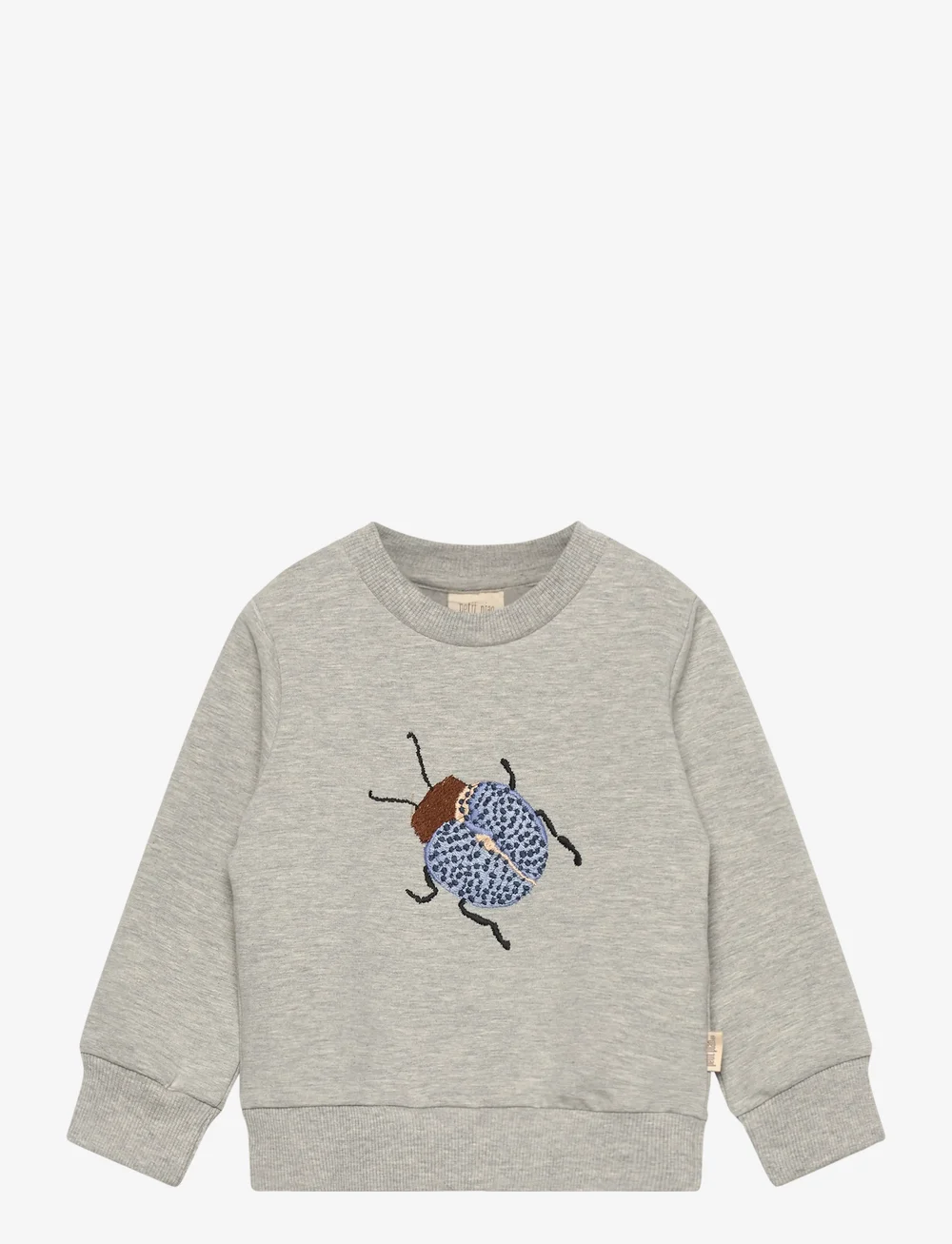 Petit Piao - ppDov Sweat shirt - sweatshirts - light grey melange - 0