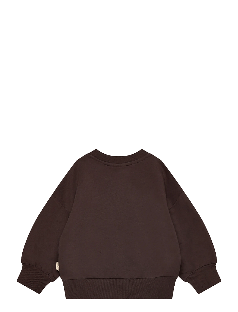 Petit Piao - ppDina Sweat shirt - sweatshirts - coffee bean - 1