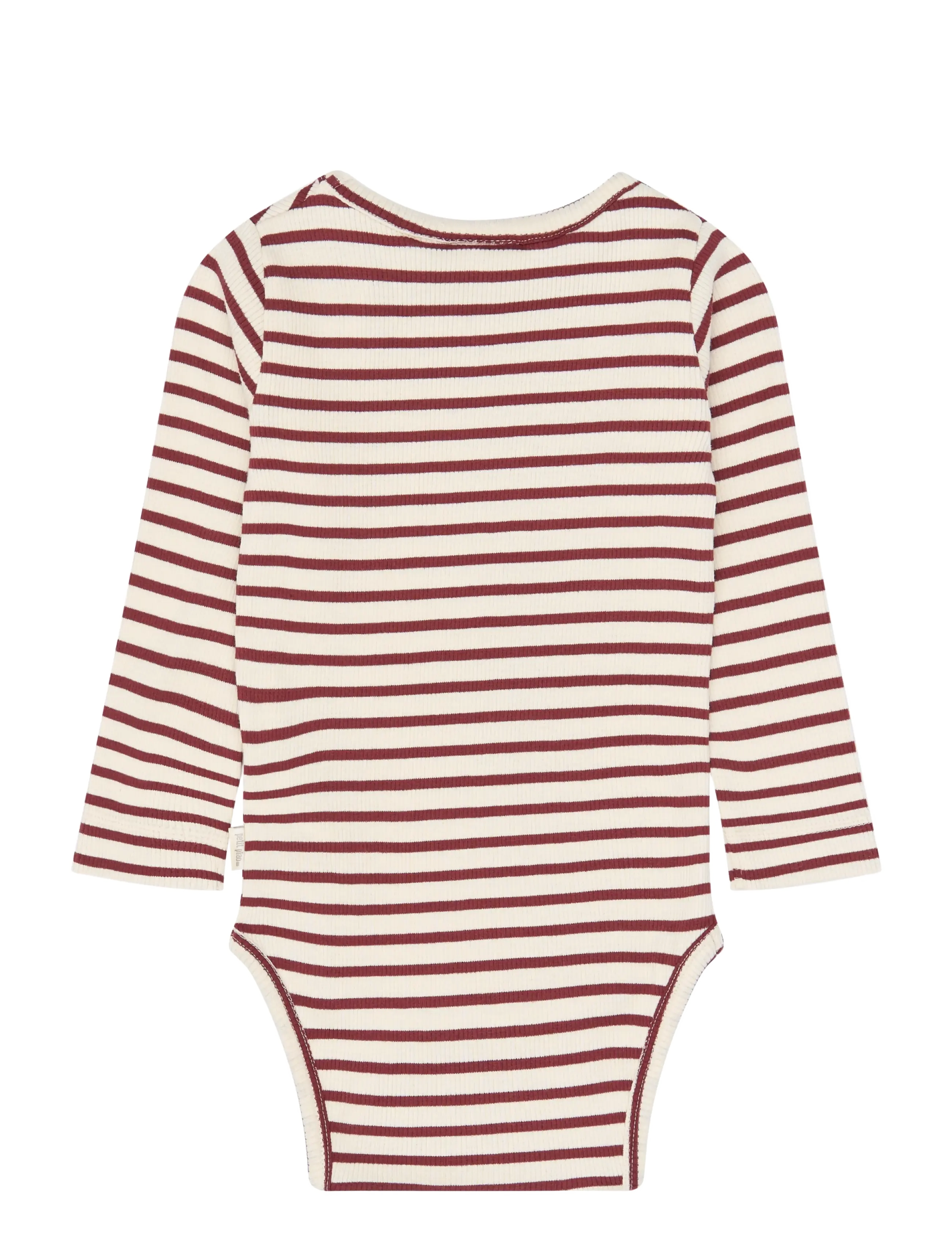Petit Piao - PPSky L_S Body - langärmelige bodys - syrah striped - 1