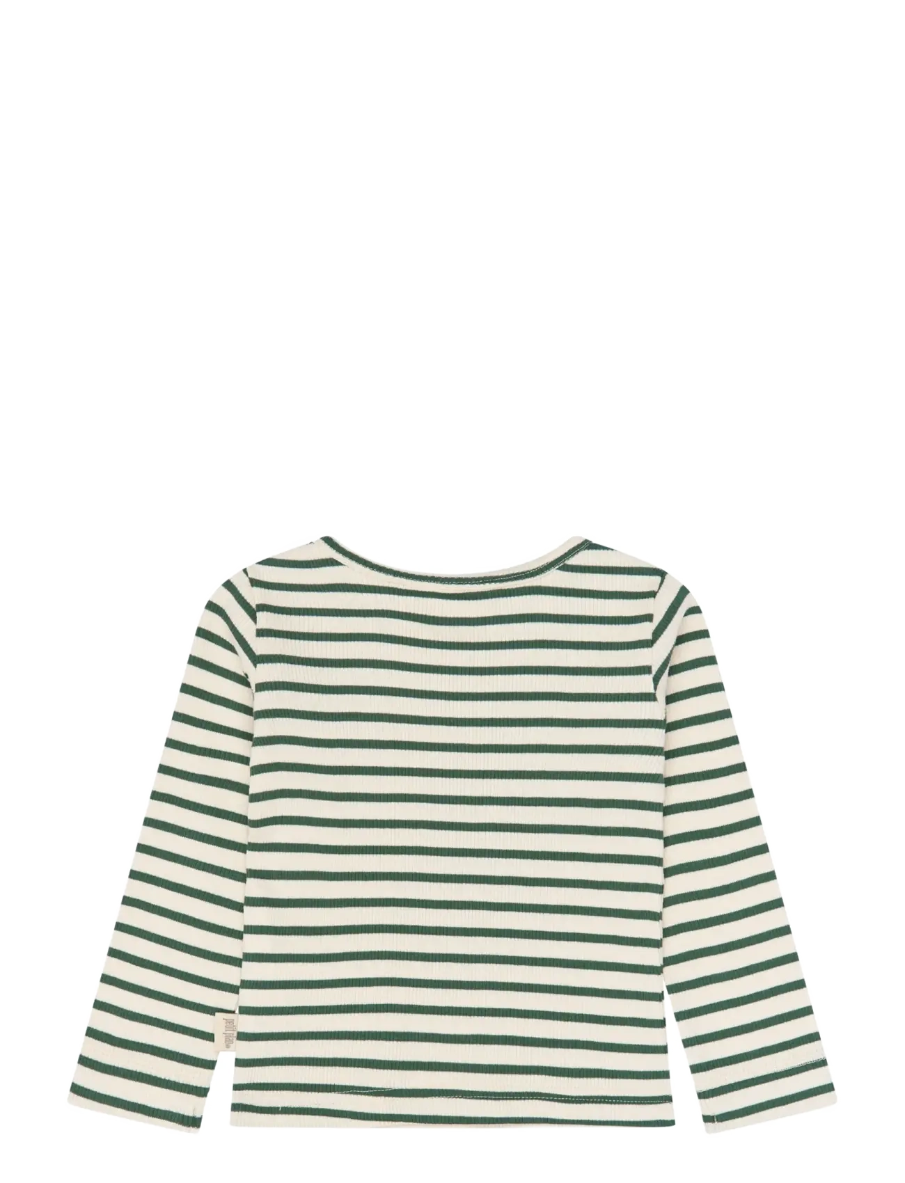 Petit Piao - PPSky L_S Tee - langärmelig - trekking green striped - 1
